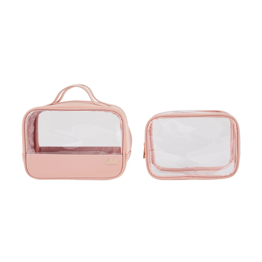 2 OXX Cosmetics 2-Piece Makeup Bag Set - Pink, 2 of 5