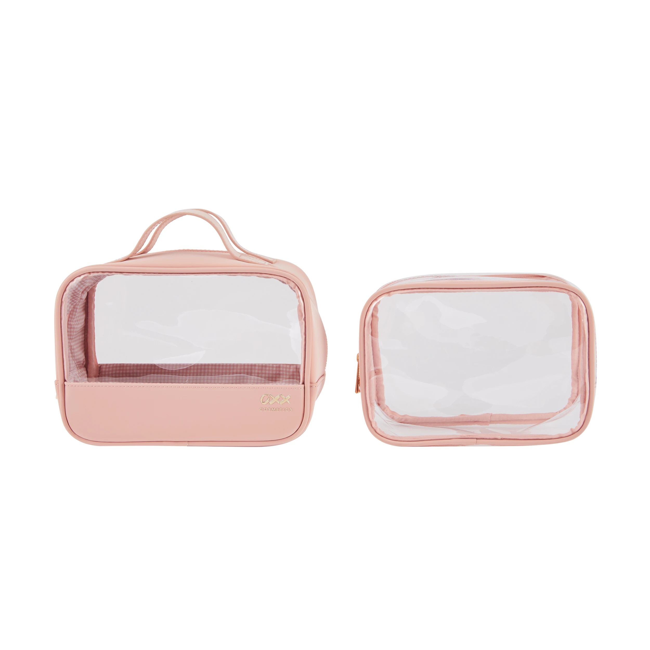 2 OXX Cosmetics 2-Piece Makeup Bag Set - Pink, 2 of 5