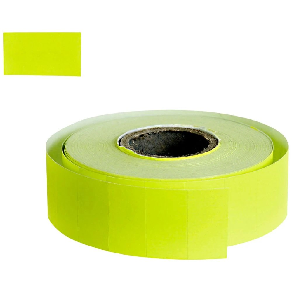 1 QuikStik Mark I Fluoro Yellow Removable Labels 5 Pack, 1 of 2