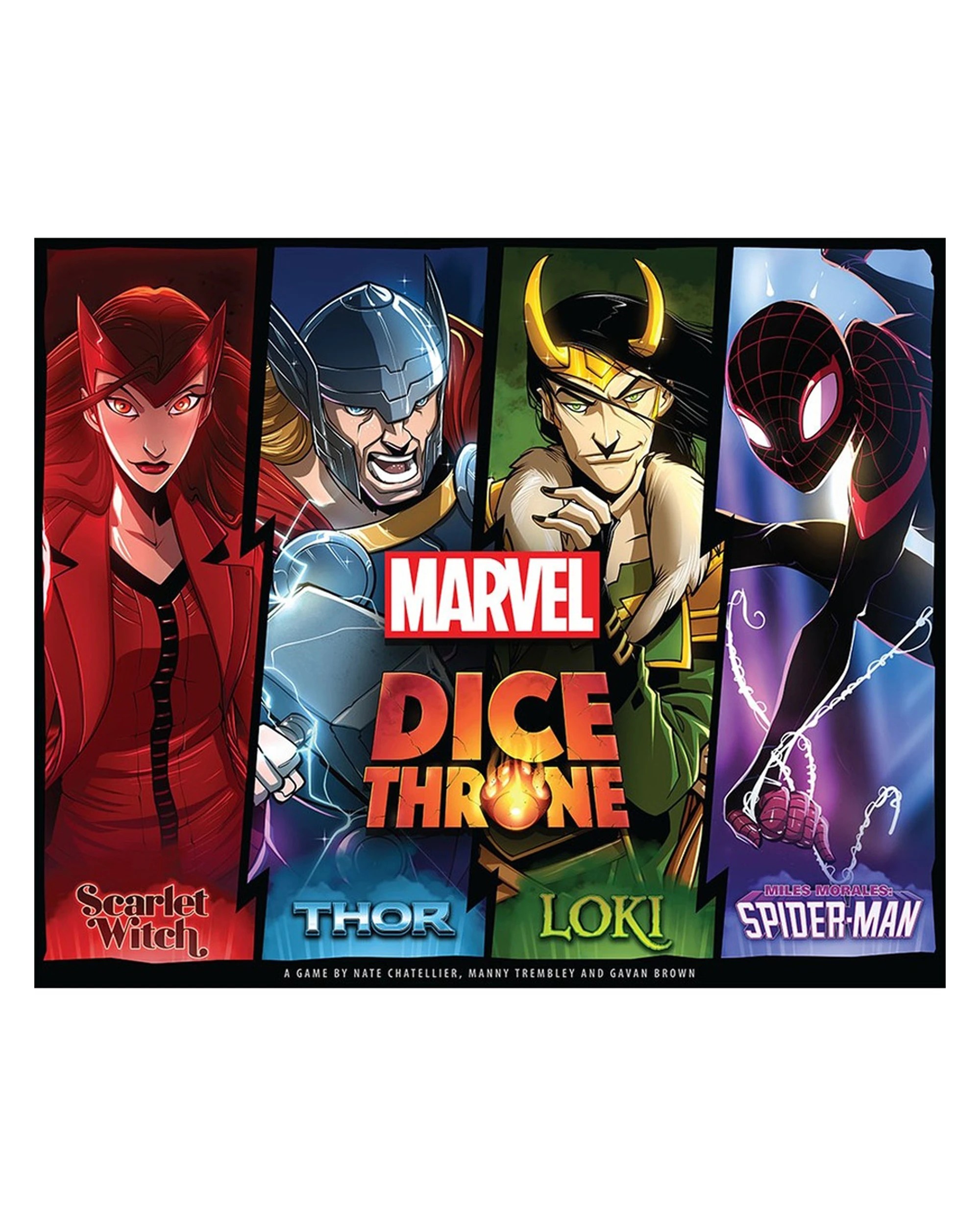 1 USAopoly Marvel Dice Throne 4 Hero Box Set Fast Playing Combat Game for 2 to 4 Players - Multi, 1 of 2