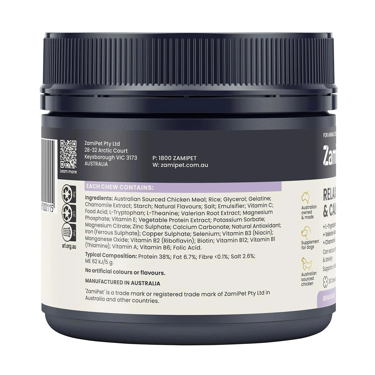 2 Zamipet Relax & Calm Chews 150g 30pk, 2 of 2