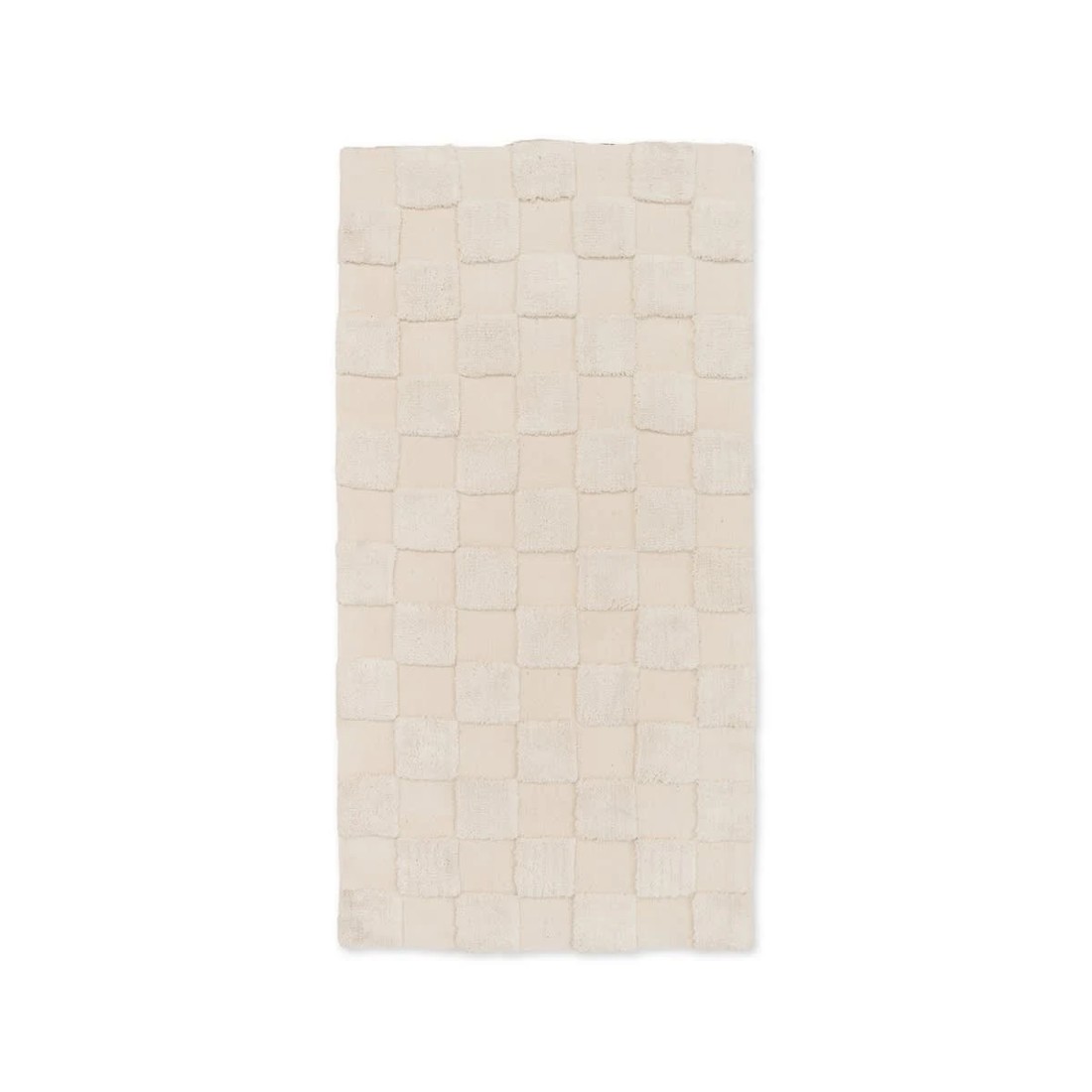 6 Check Rug - Natural, Small - 140cm x 70cm, 6 of 8