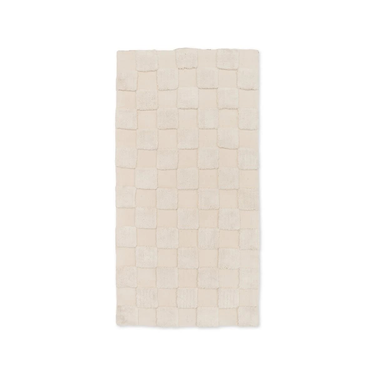 6 Check Rug - Natural, Small - 140cm x 70cm, 6 of 8
