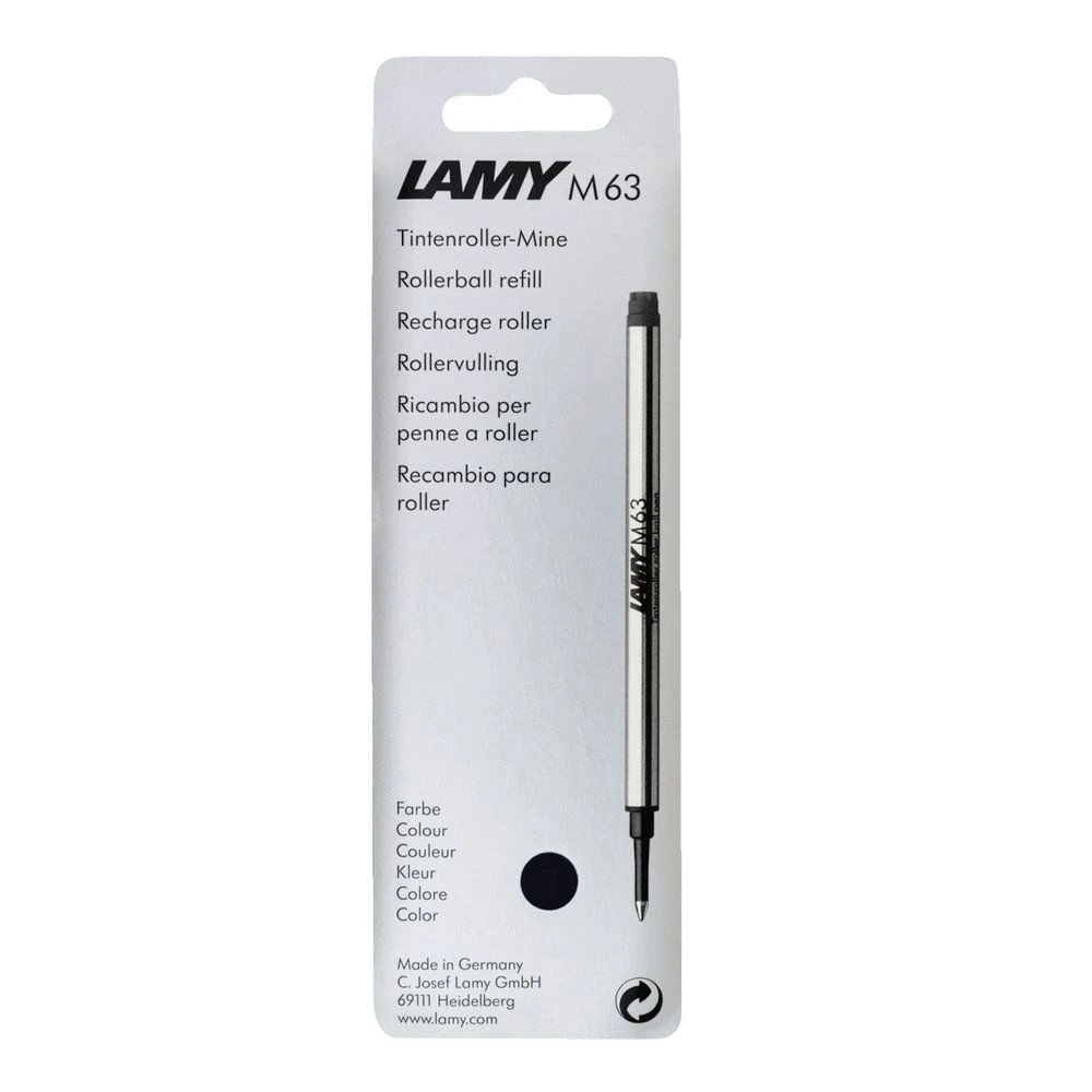 3 Lamy M63 Medium Refill Capped Rollerball Pen Black, 3 of 3