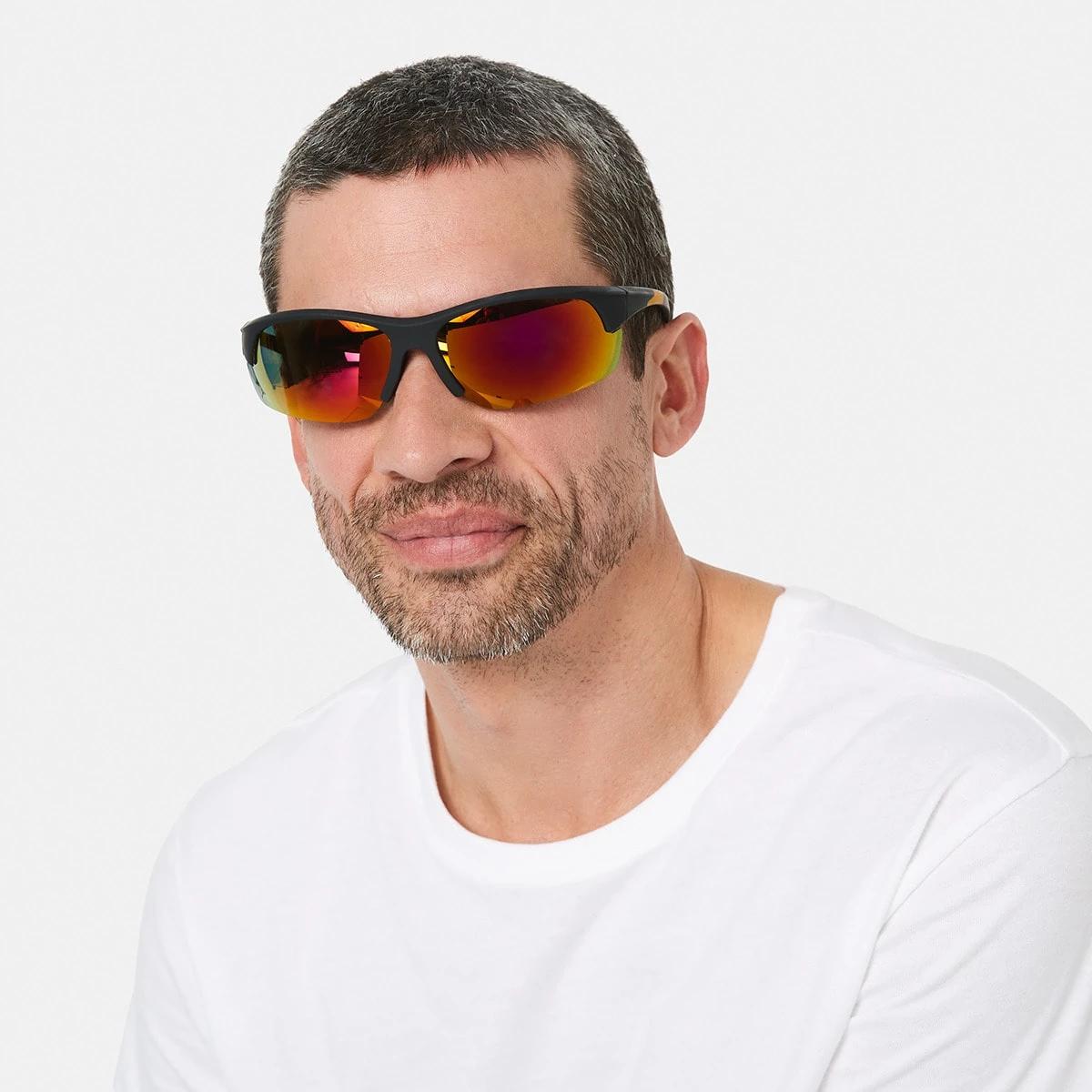 5 Sport Rimless Wrap Sunglasses Mirror, 5 of 6