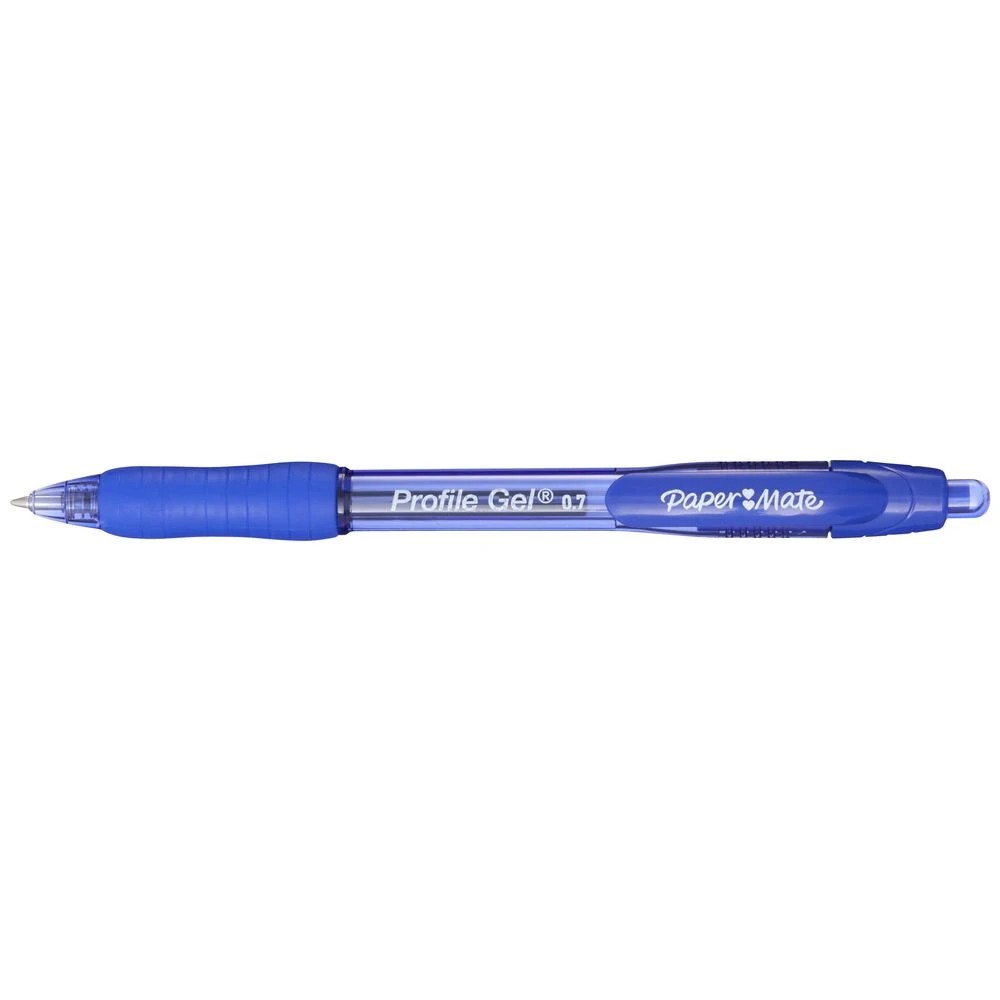 2 Paper Mate Profile Gel Pens 0.7mm Blue 4 Pack, 2 of 4