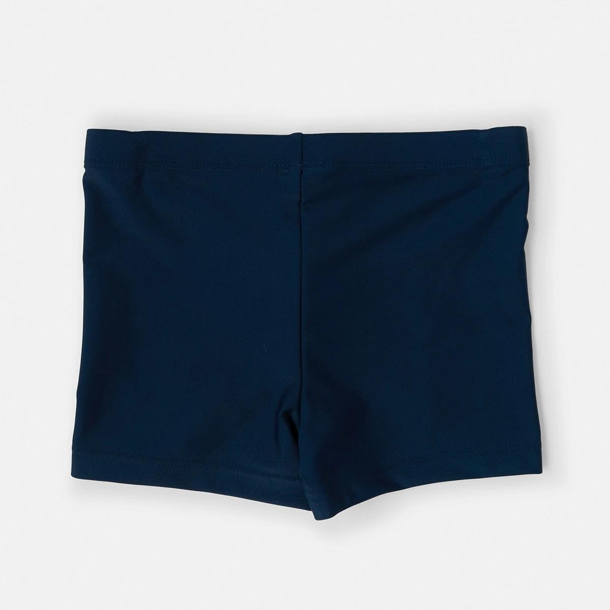 2 Plain Swim Trunks Dress Navy, 2 of 3