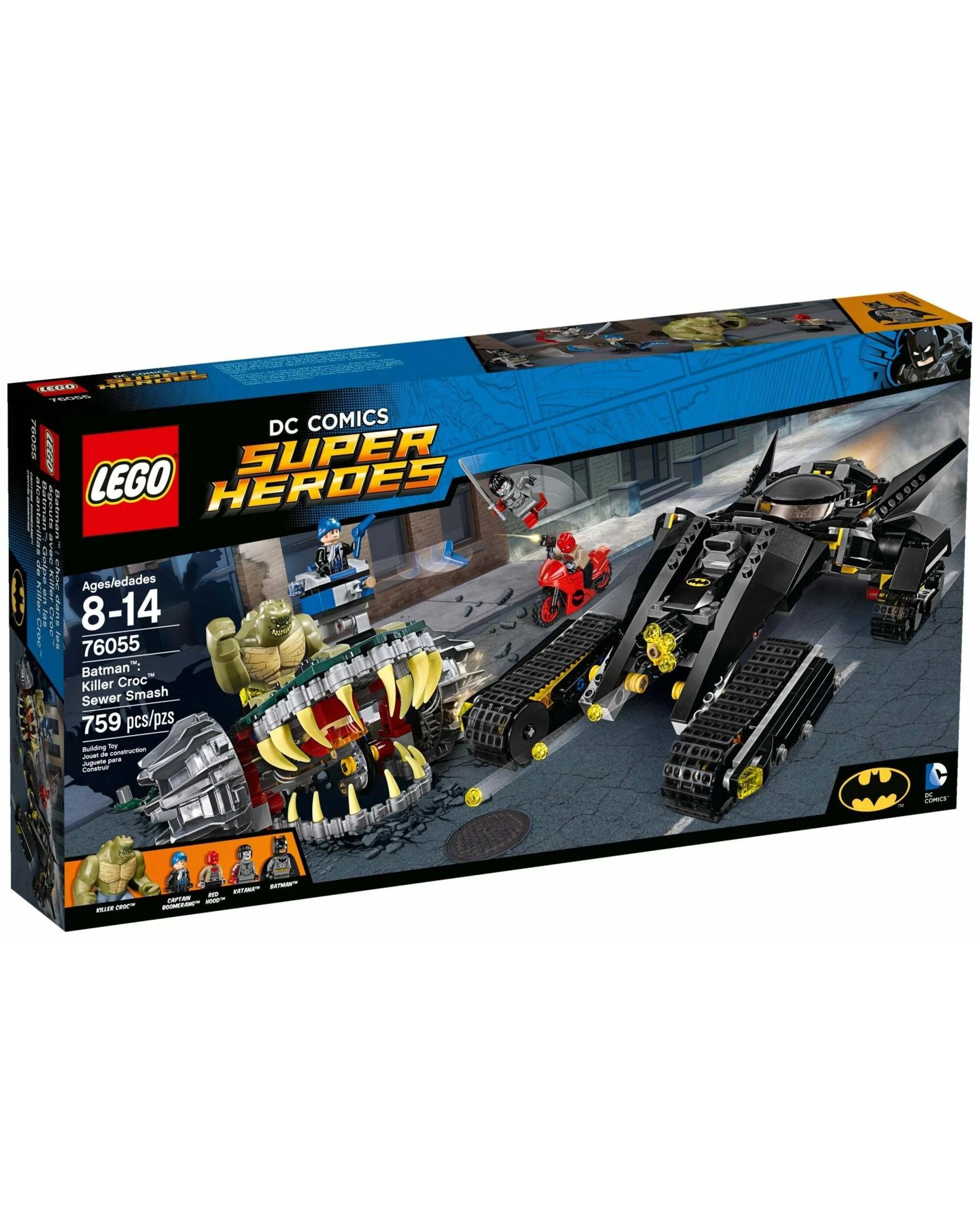 1 LEGO DC Super Heroes 76055 Batman: Killer Croc Sewer Smash, 1 of 5