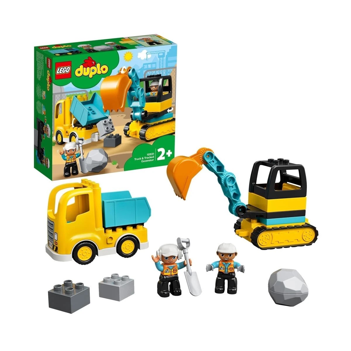 1 LEGO DUPLO Town Truck & Tracked Excavator 10931, 1 of 11