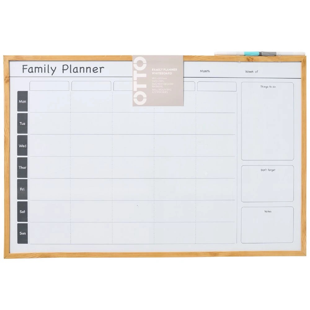 1 Otto Family Planner Whiteboard 900 x 600mm, 1 of 6