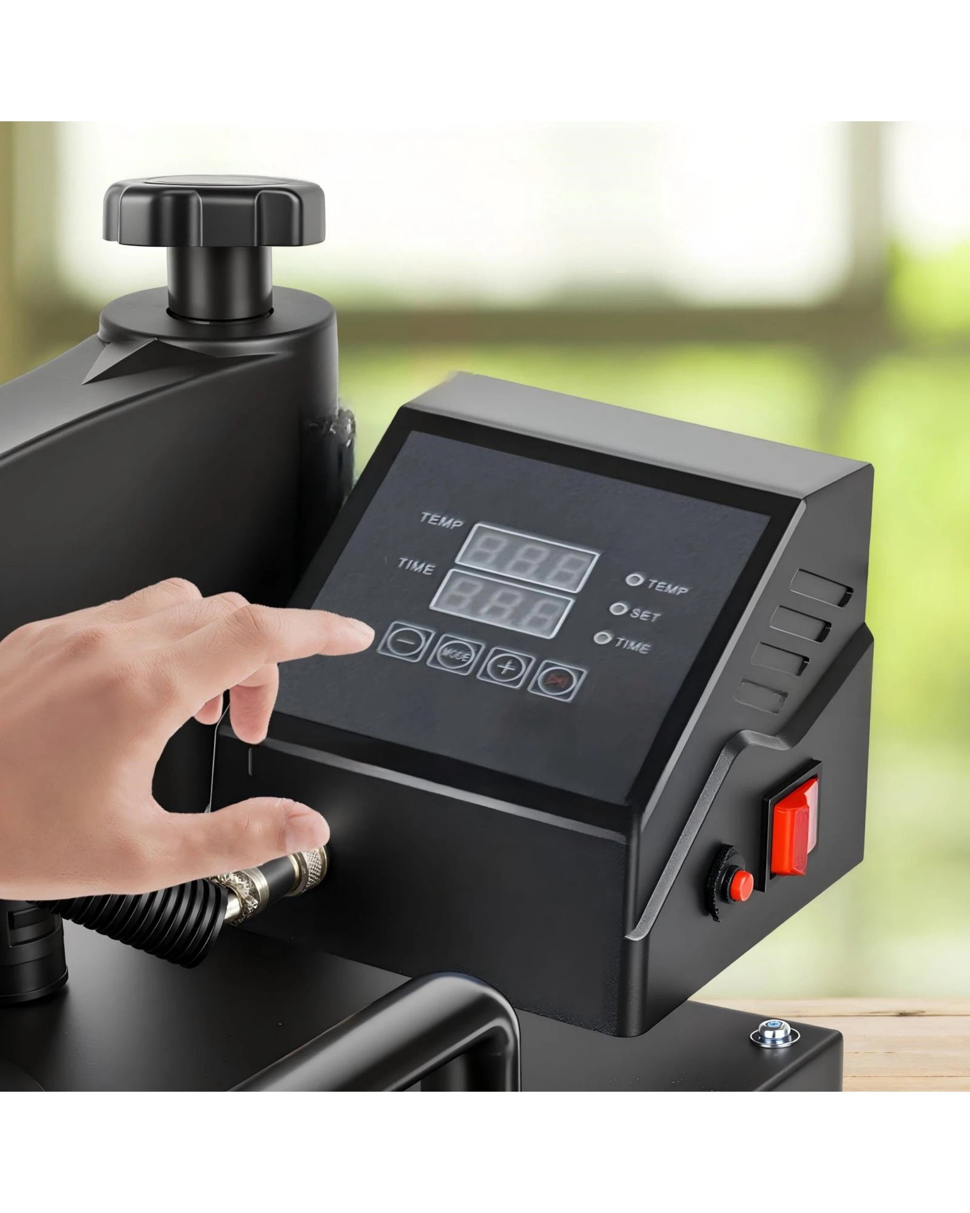7 Advwin 5-in-1 Heat Press Machine 38 x 38cm 360°Rotatable - Black, 7 of 7