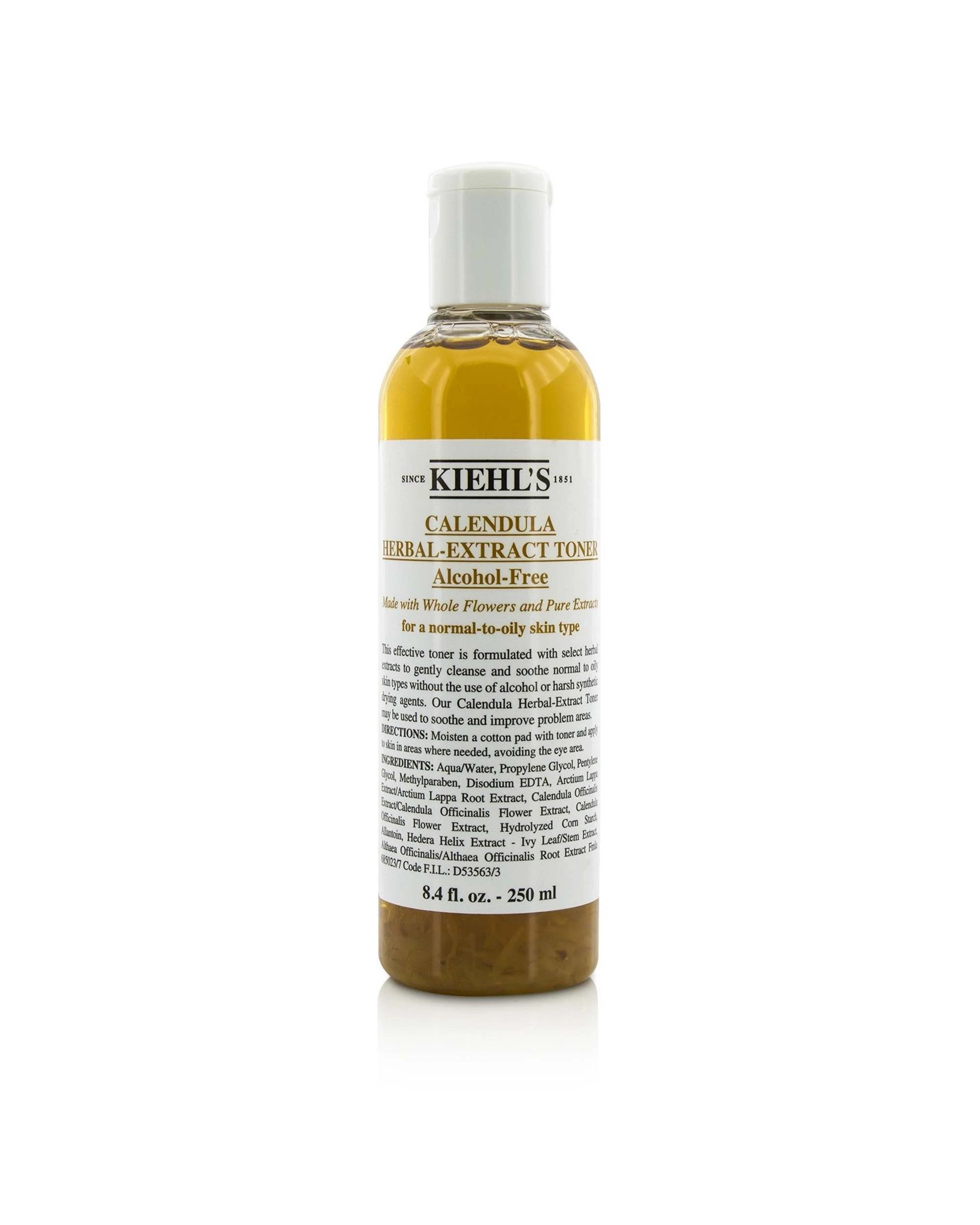 1 Kiehl's Calendula Herbal Extract Alcohol-Free Toner - For Normal to Oily Skin Types 250ml/8.4oz, 1 of 4