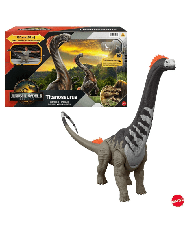 Jurassic World Rebirth Super Colossal Titanosaurus Dinosaur Fi