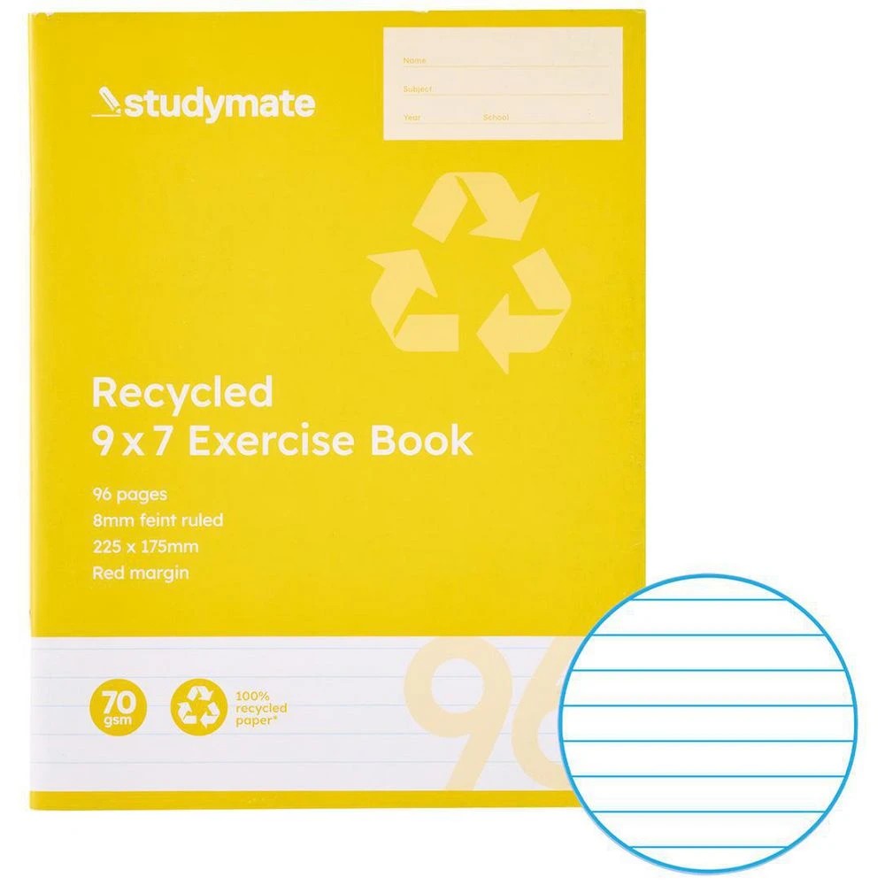 1 Studymate 9x7" Exercise Book 96 Page, 1 of 3