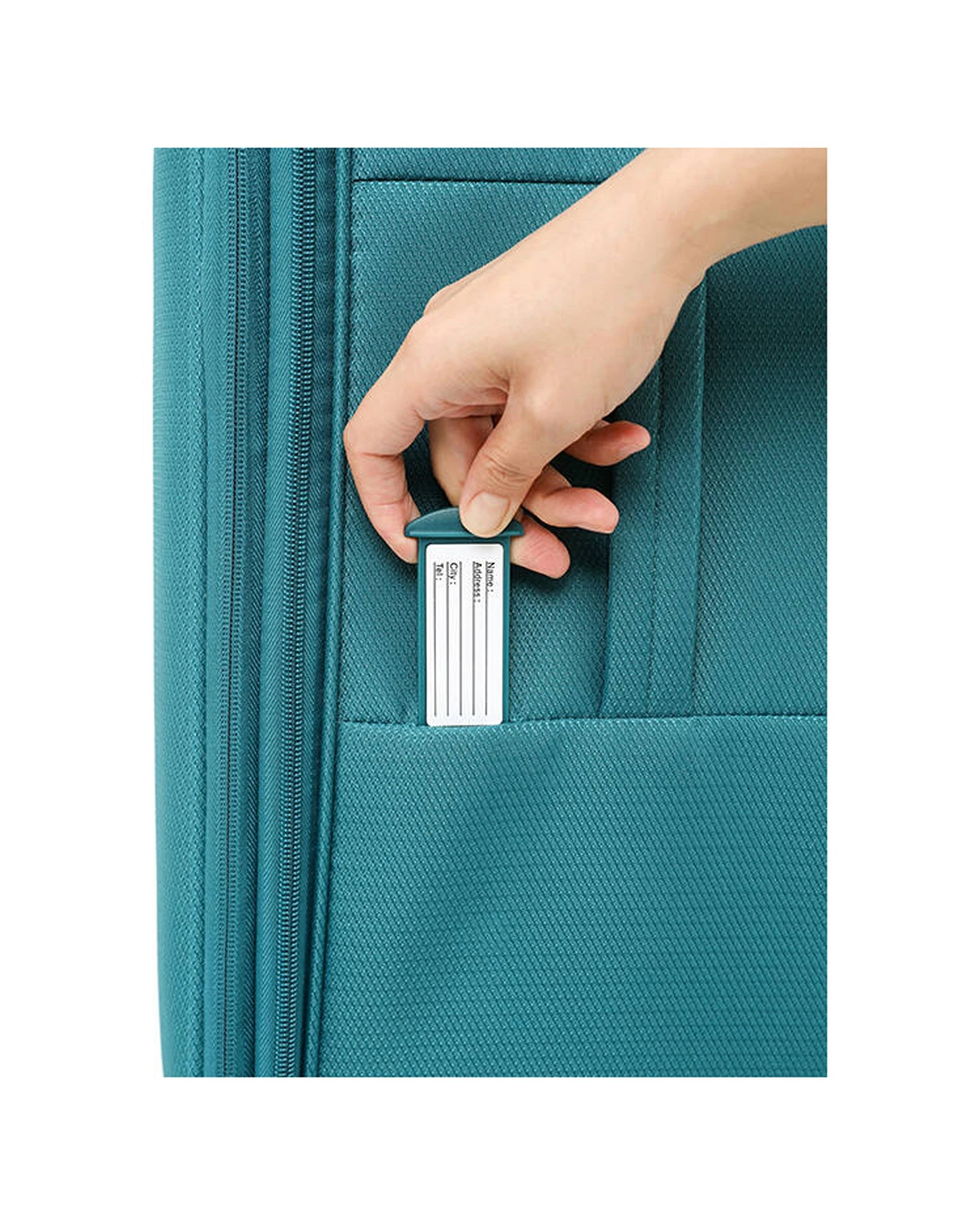 5 Tosca 3Pc So-Lite 2-Wheel Suitcase Travelling Luggage Trolley Set - Blue, 5 of 5