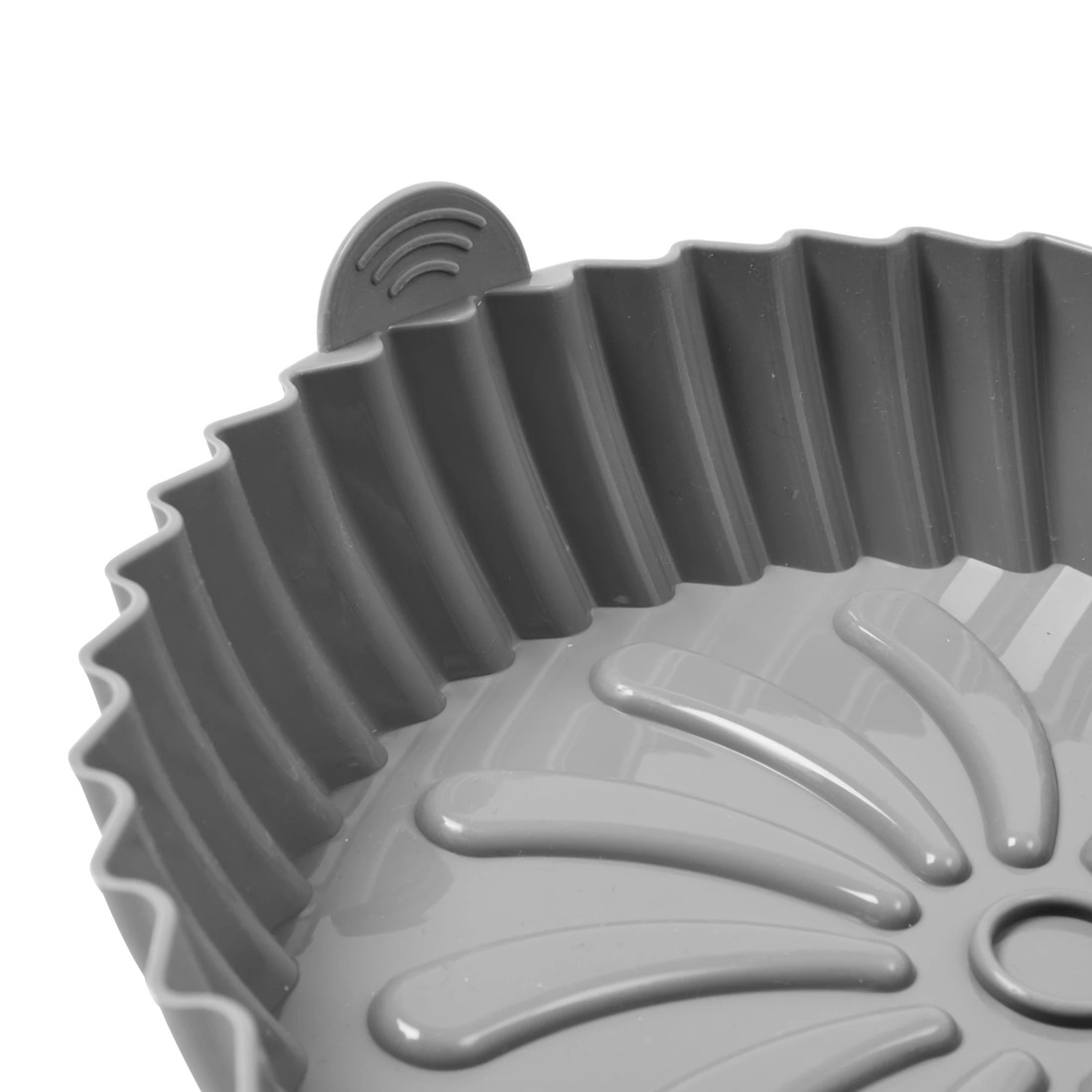 4 Large Silicone Air Fryer Tray - Grey, 4 of 6