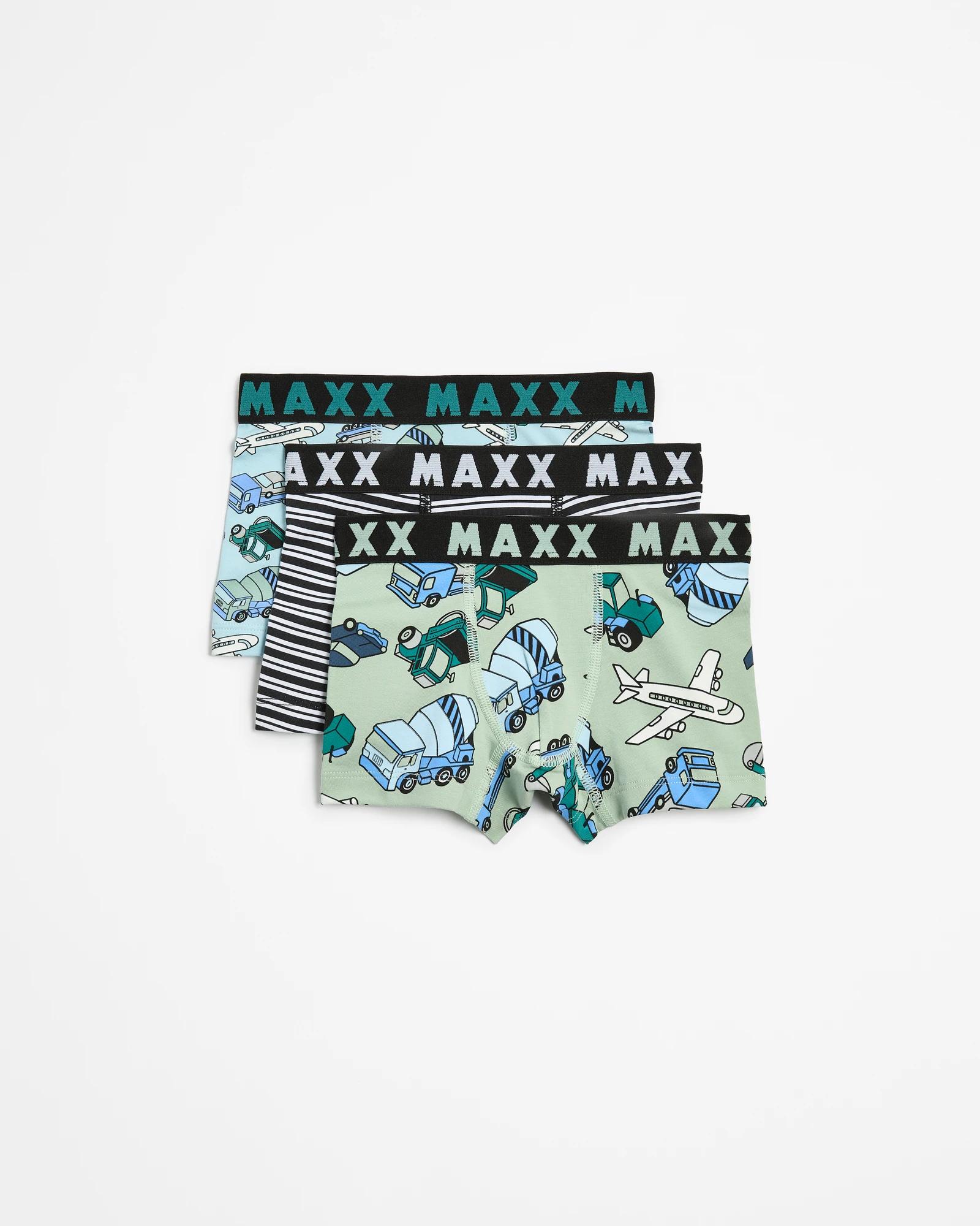 1 Boys 3 Pack Trunks - Maxx TRANSPORT, 1 of 1