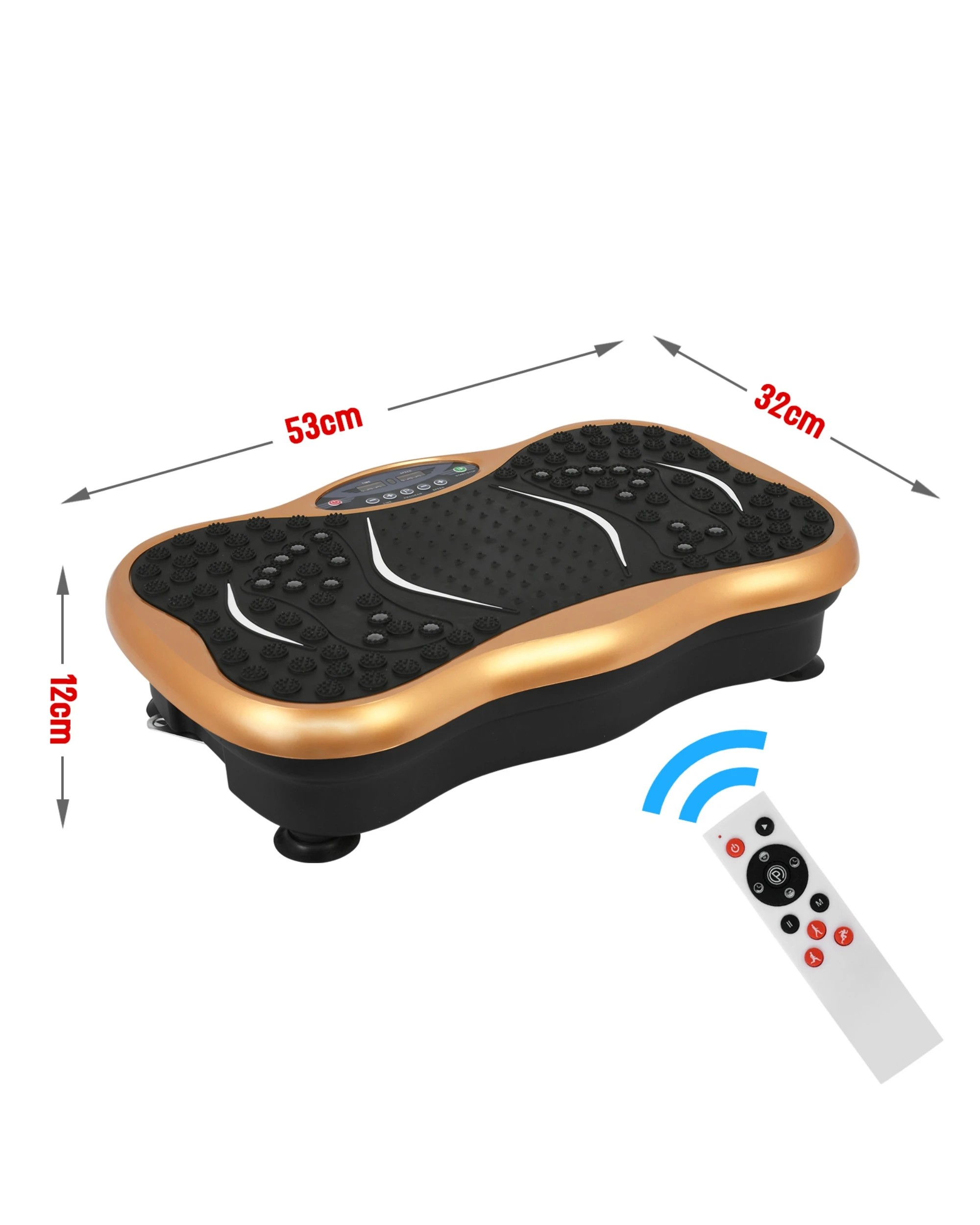 6 Advwin Vibration Plate Exercise Machine Home Gym Fitness Gold, 6 of 6