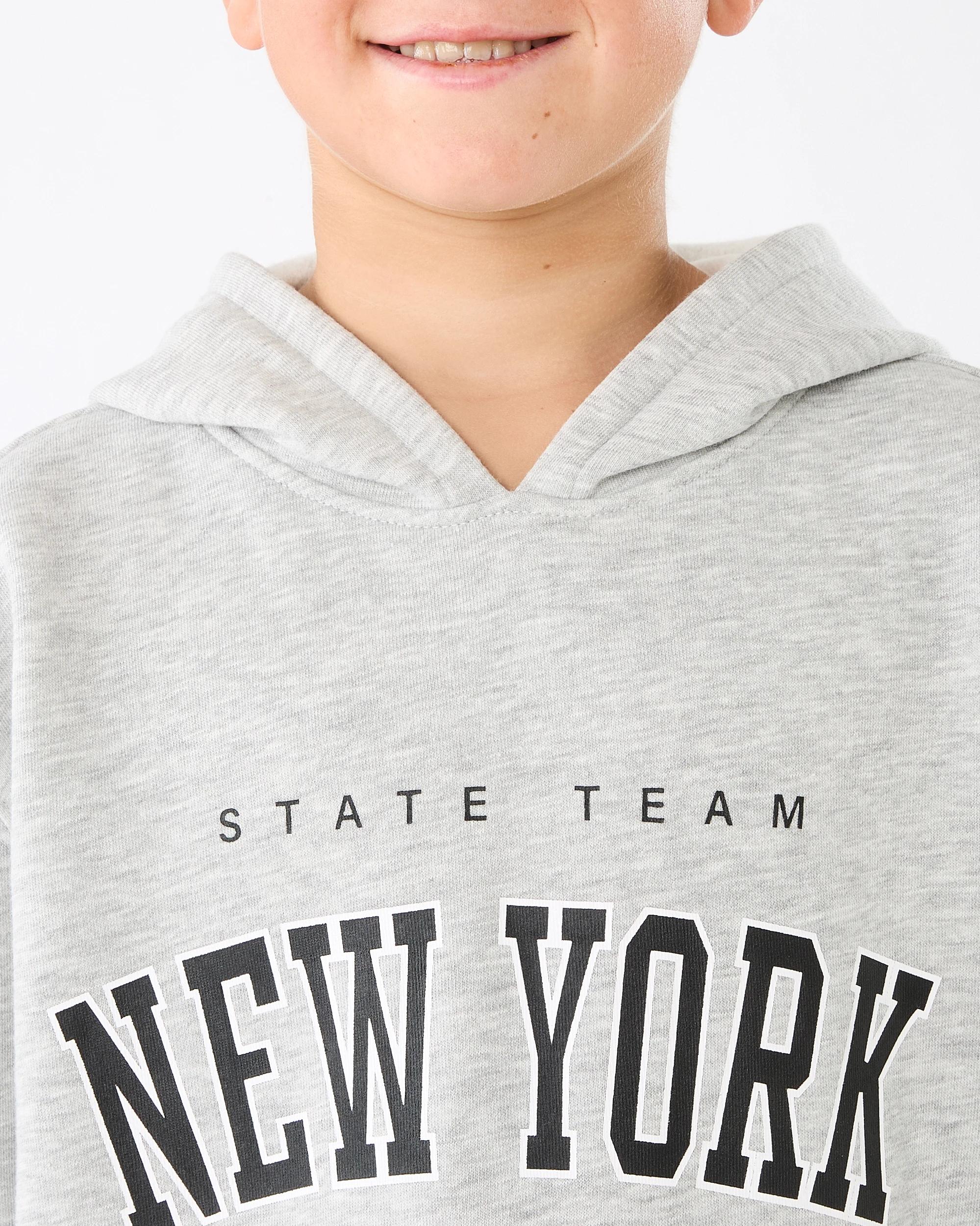 5 Print Hoodie Gry Varsit, 5 of 8