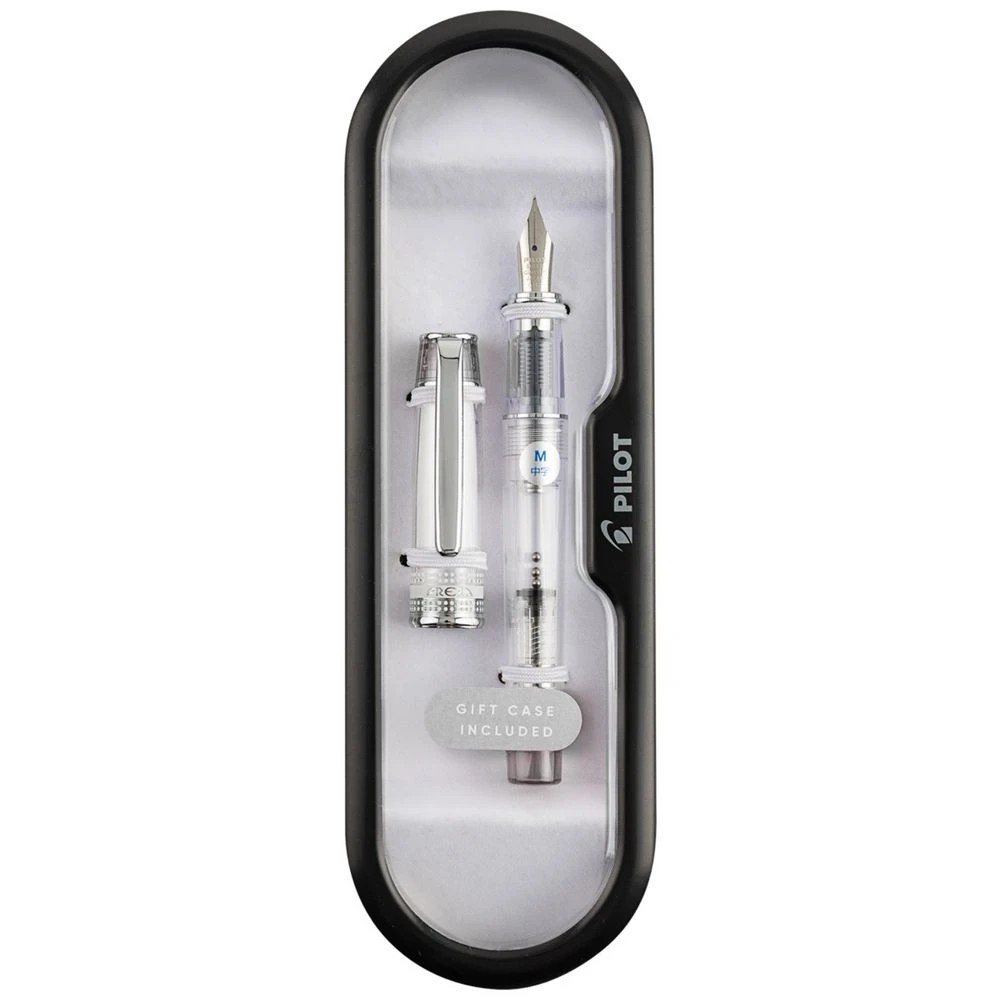 4 PILOT Prera Fountain Pen Translucent Black Barrel, 4 of 7