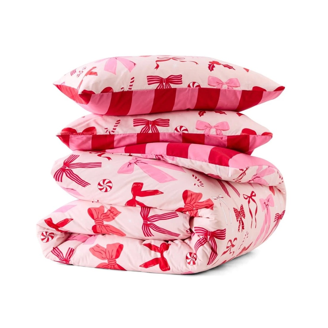 6 Bows Cotton Rich Reversible Quilt Cover Set - Queen Bed, 6 of 8