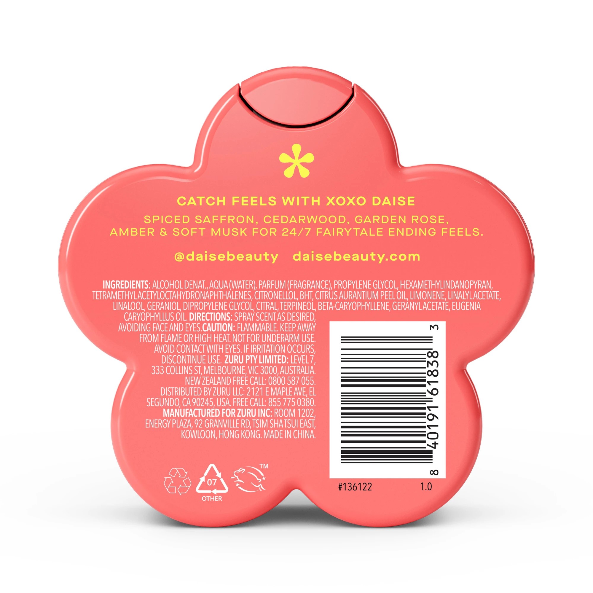 2 DAISE XOXO Fragrance Body Mist 100ml - Rose and Amber, 2 of 9