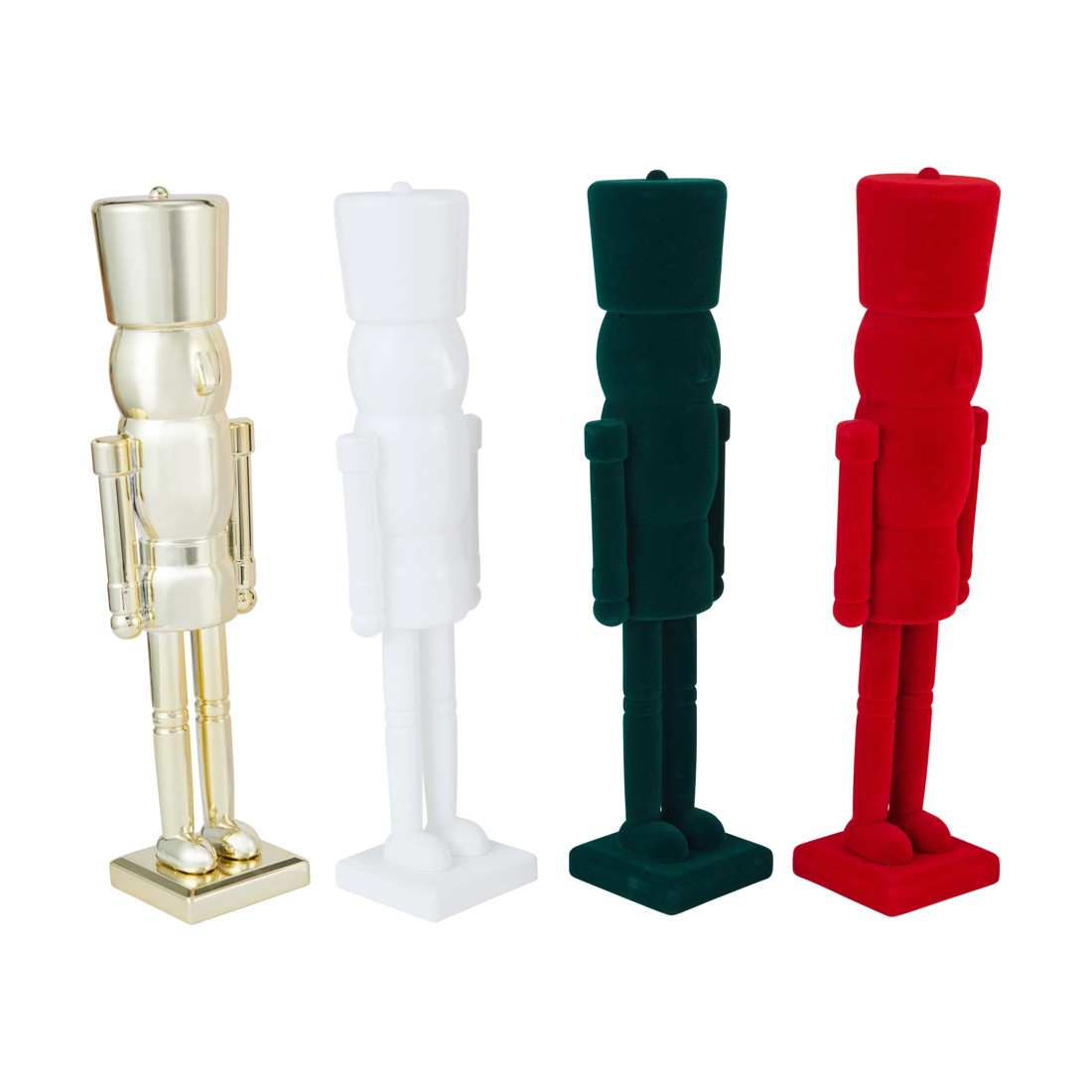 2 Metallic/Flocked/White Nutcracker - Assorted, 2 of 8