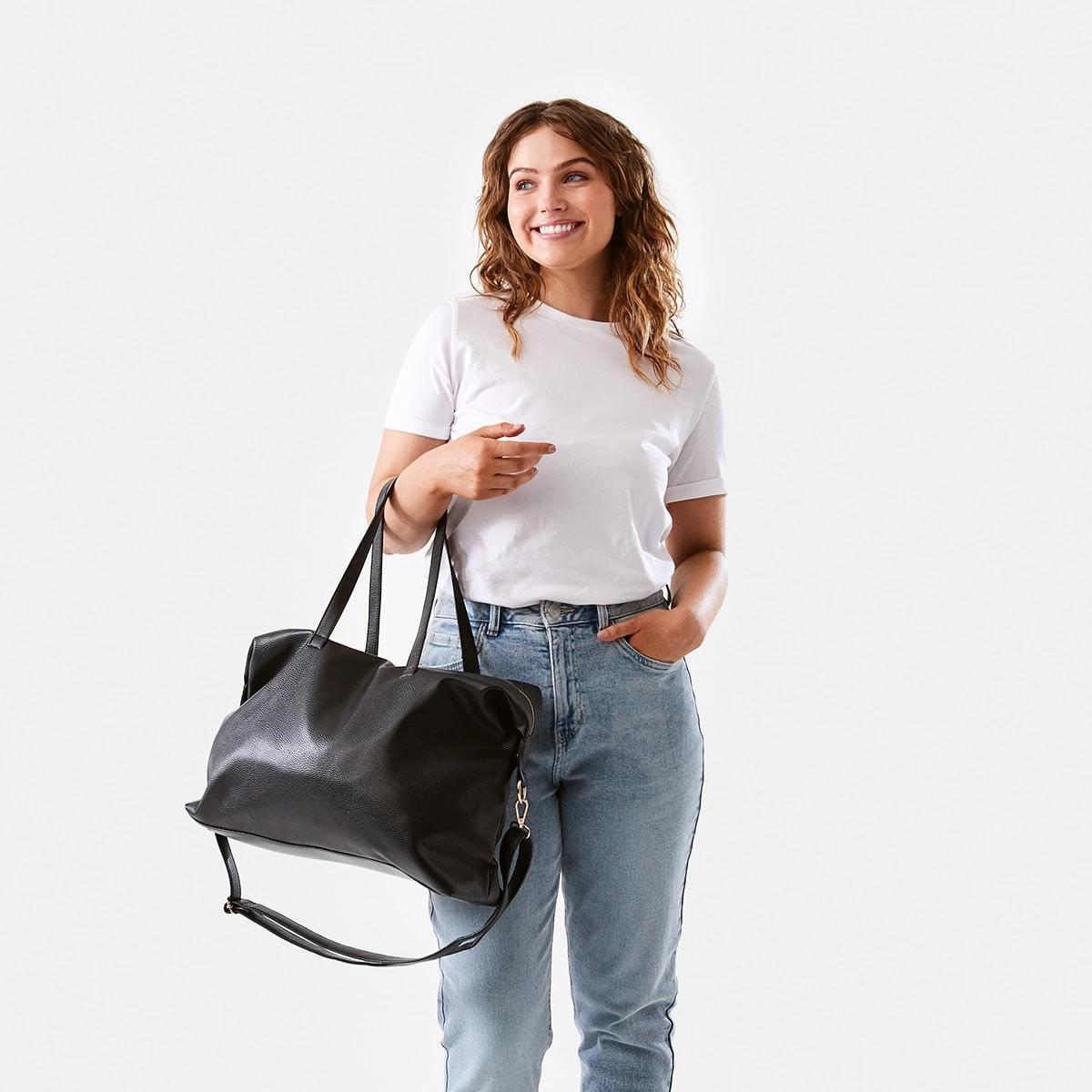 6 Weekender Tote Bag BLACK, 6 of 6