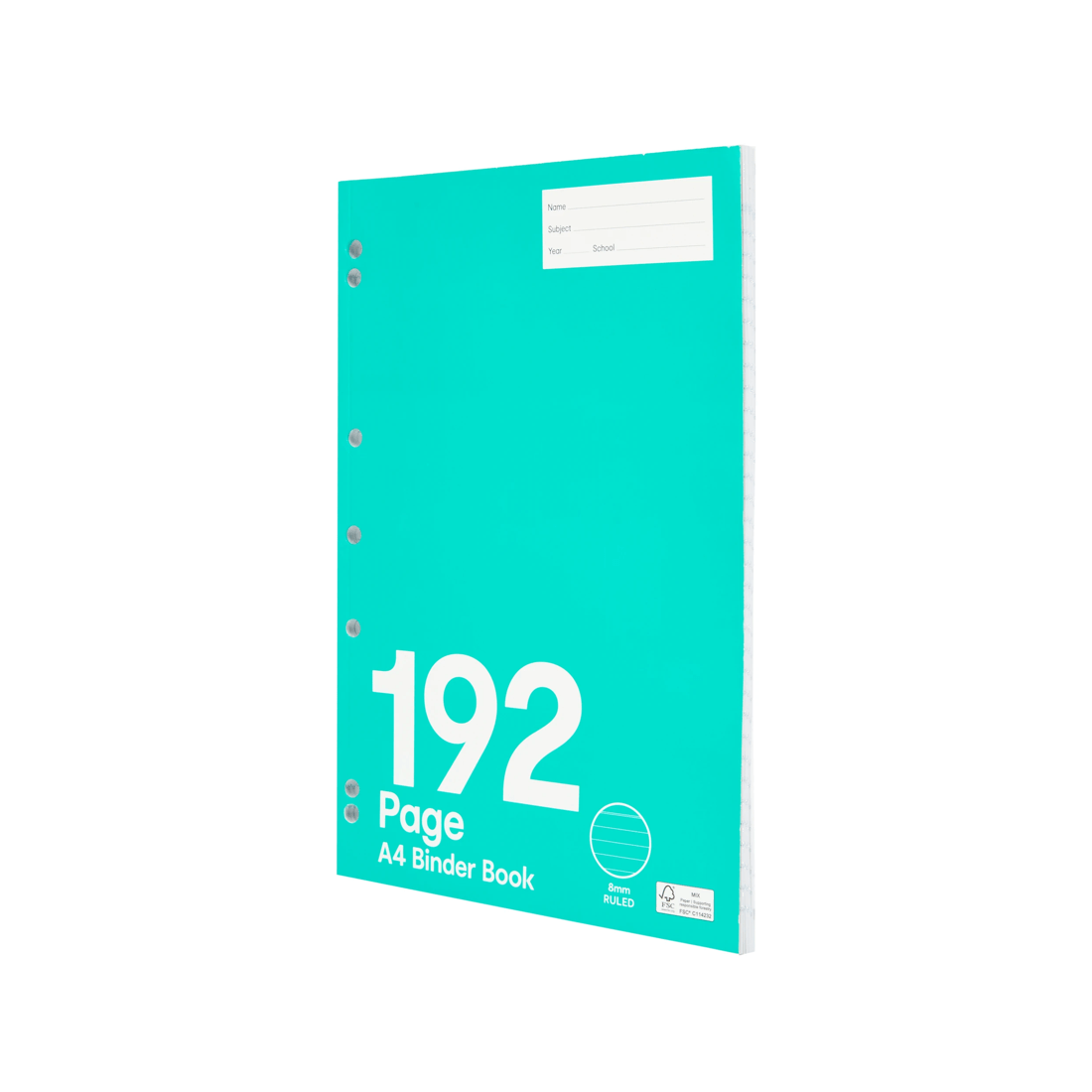 3 A4 Binder Book - 192 Pages, Green, 3 of 4
