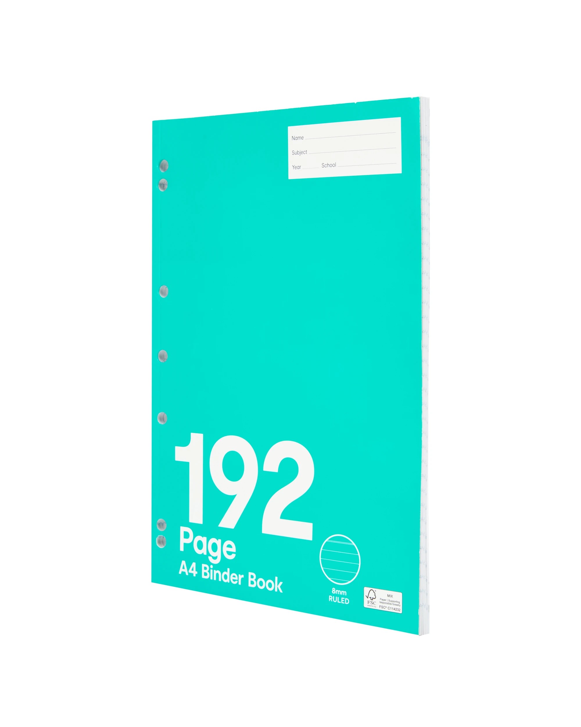 3 A4 Binder Book - 192 Pages, Green, 3 of 4