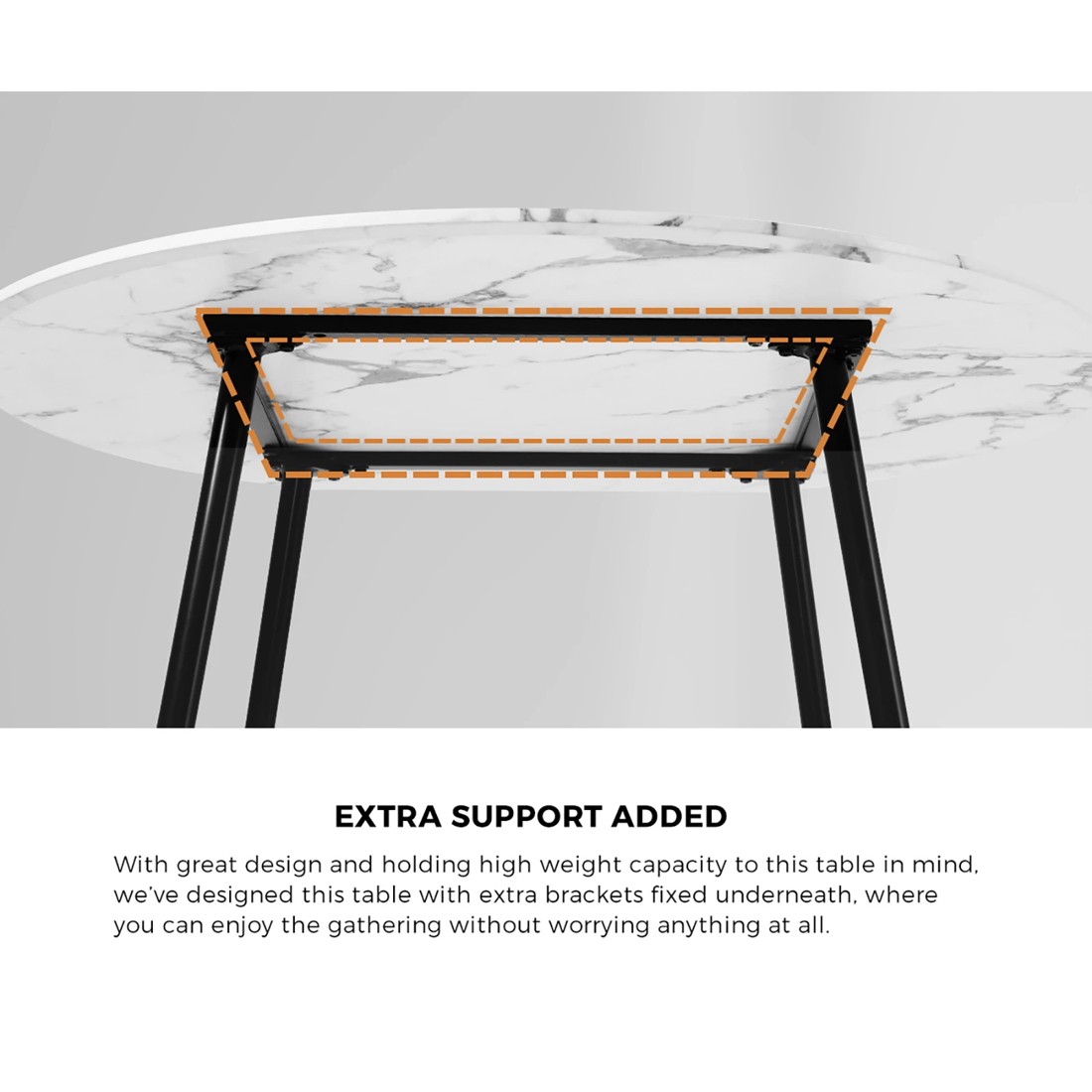 4 Oikiture 110cm Round Dining Table With 4pcs Dining Chairs Accent Fabric
 - Multi, 4 of 10