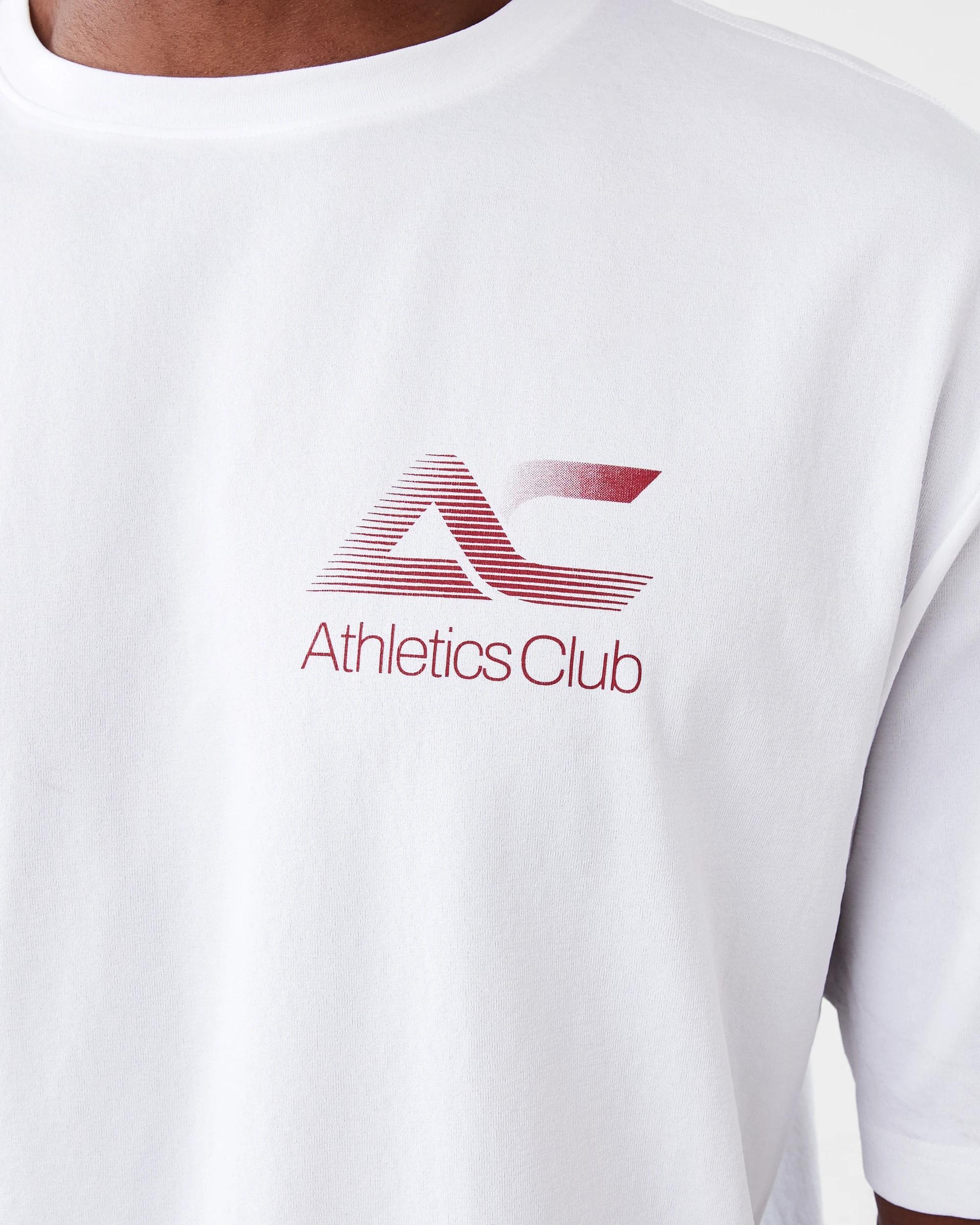 6 Active Mens Oversized Graphic T-shirt White, 6 of 7