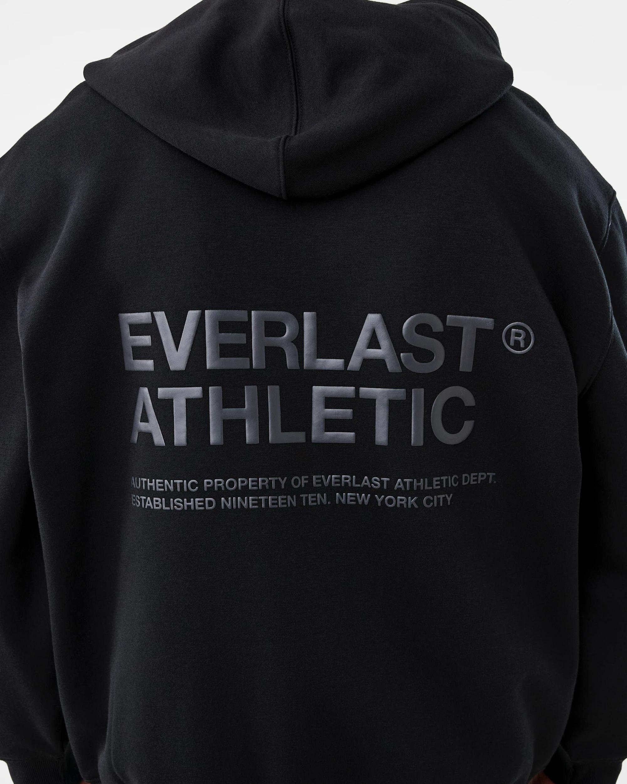 5 Everlast Mens Oversized Hoodie Black, 5 of 9