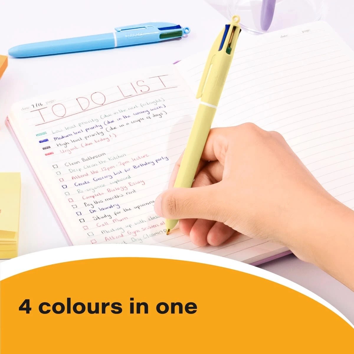 6 3 Pack BIC 4 Colours Pastel Ball Pens, 6 of 8