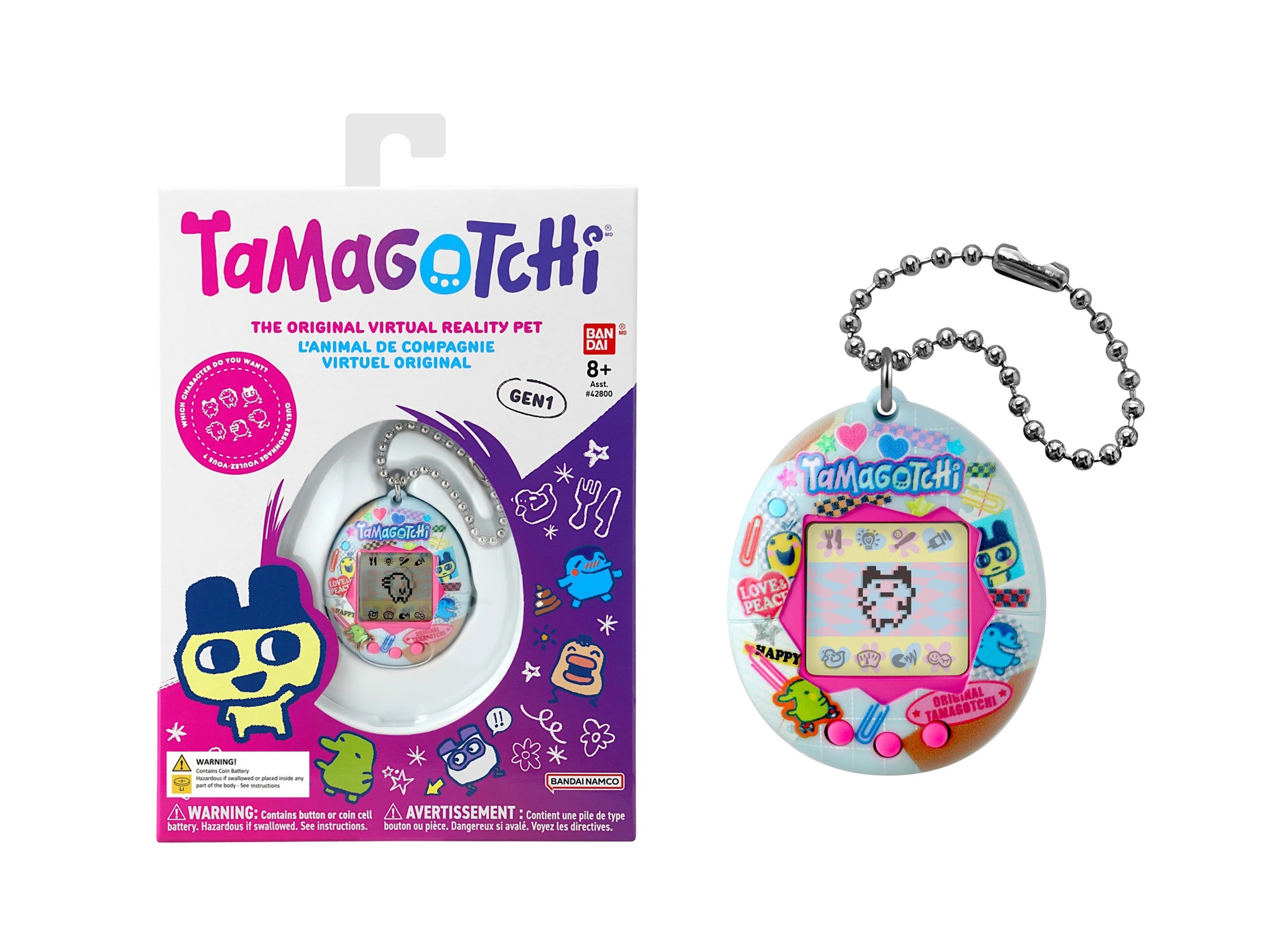 2 Tamagotchi The Original Virtual Reality Pet - Assorted, 2 of 7
