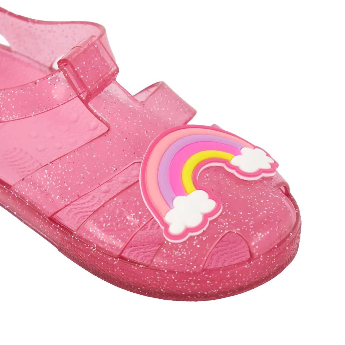4 Junior Jelly Sandals Sach Pink, 4 of 4