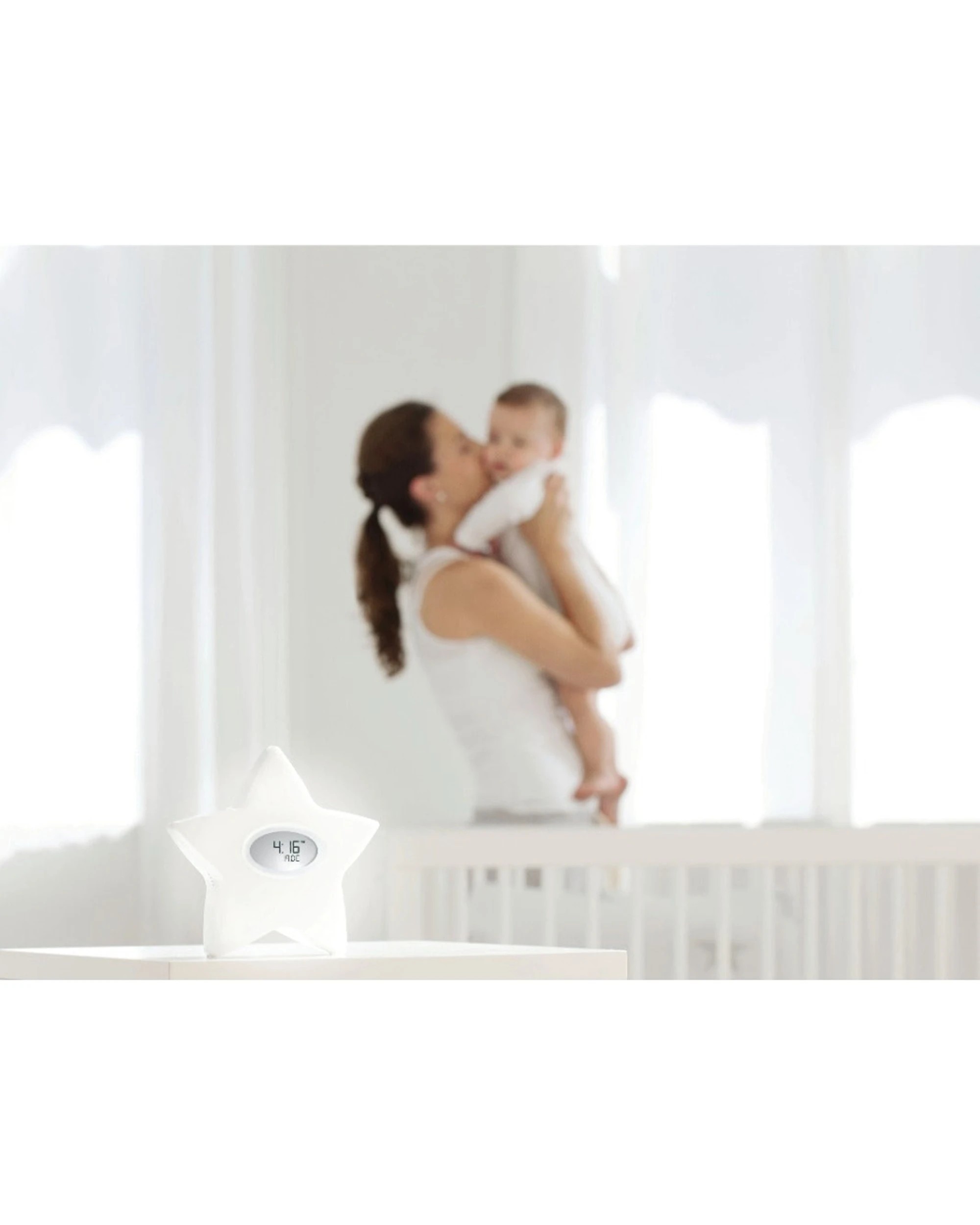 4 Aden + Anais Serenity Star 5-in-1 Feeding Diary Sound Machine Temperature - White, 4 of 5