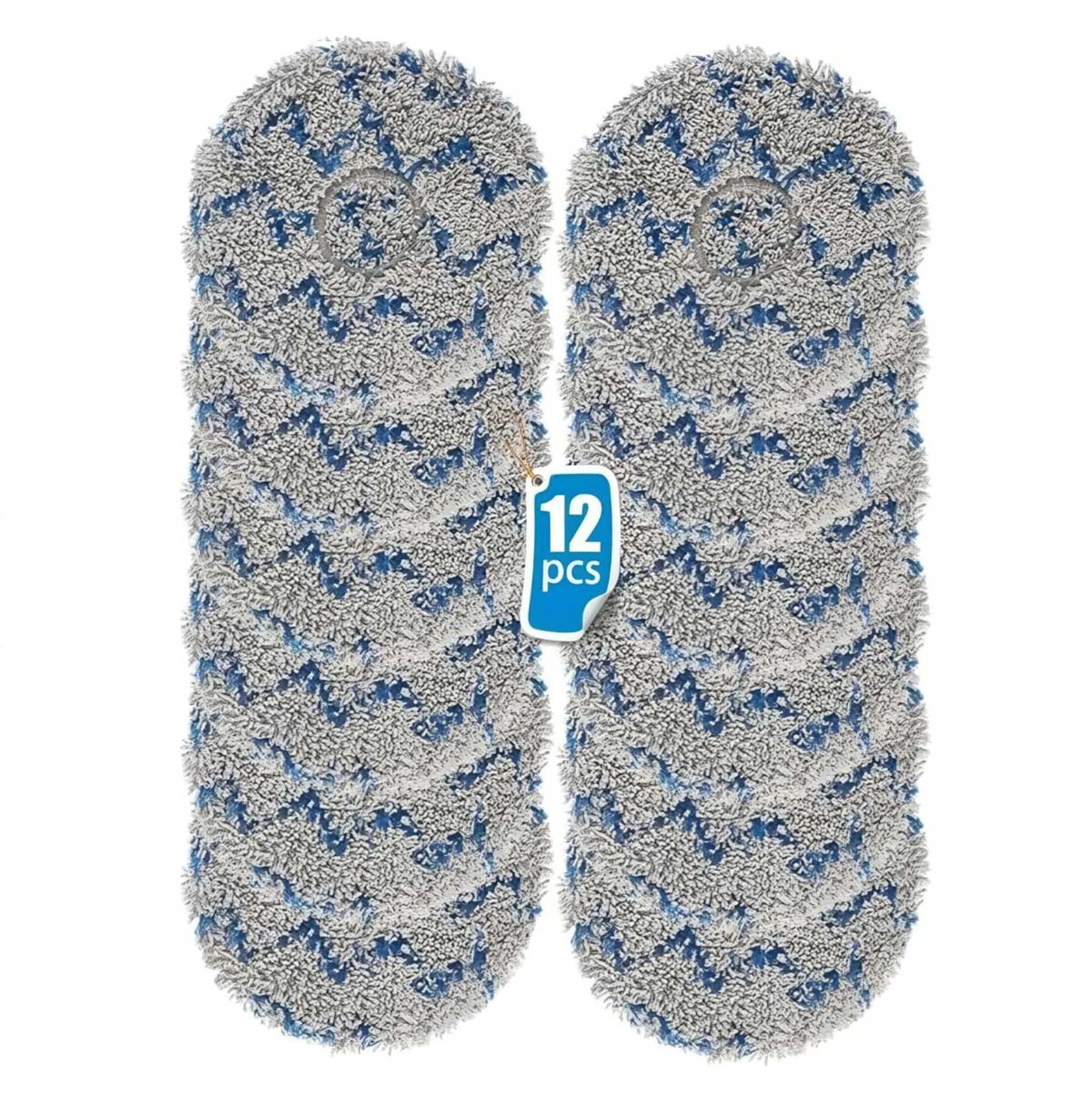 1 Hygieia 12x Mop Pads For Ecovacs Deebot X1 X2 T20 Series - Grey, 1 of 7