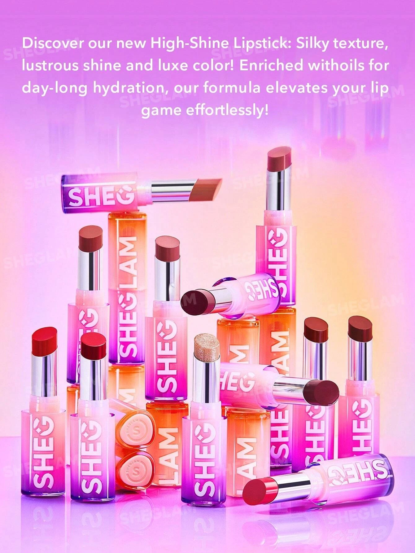 5 SHEGLAM Mirror Kiss High-Shine Lipstick - Plot Twist, 5 of 6