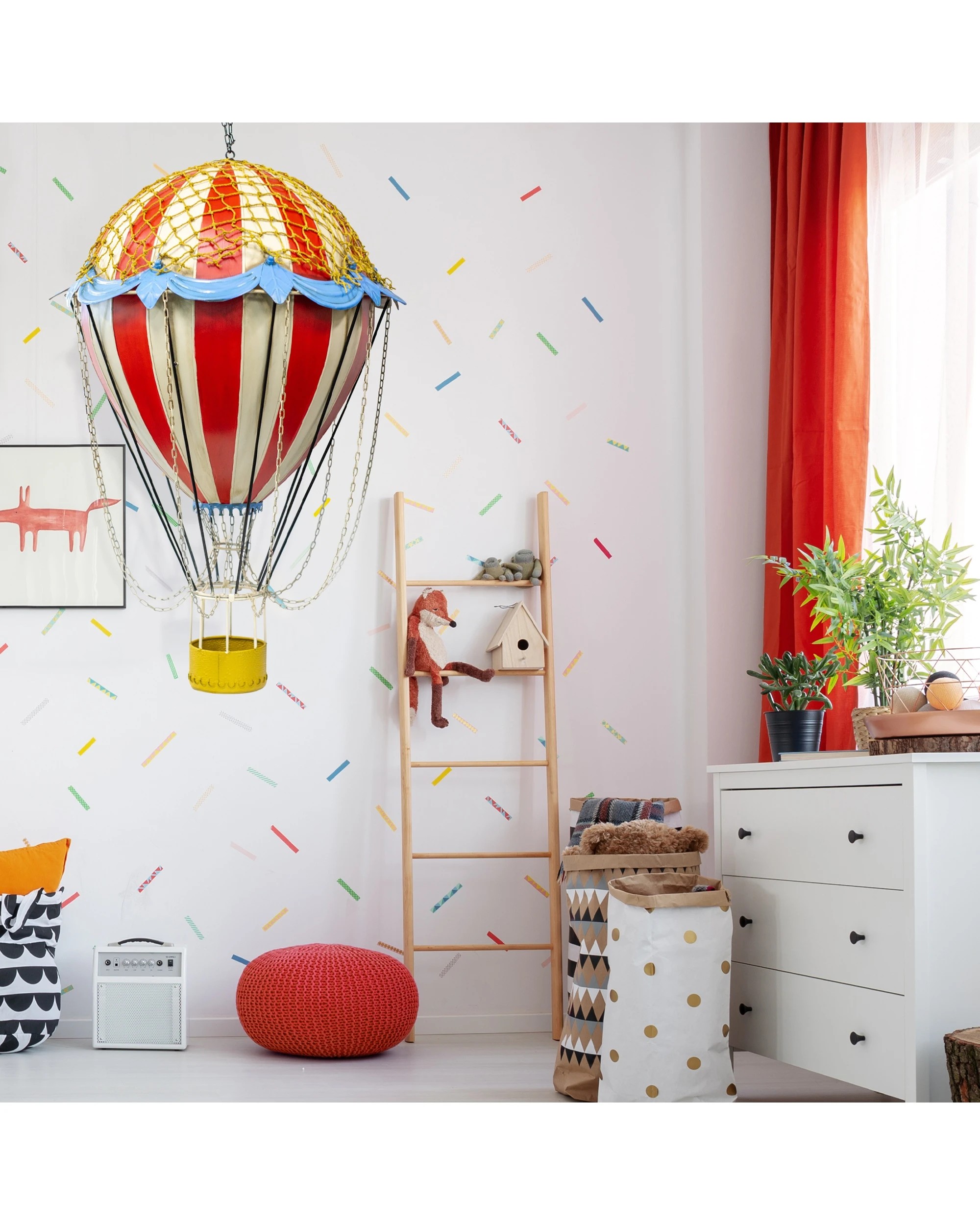 4 Boyle Handmade Metal Balloon Ornament Large 103cm - Multi, 4 of 4