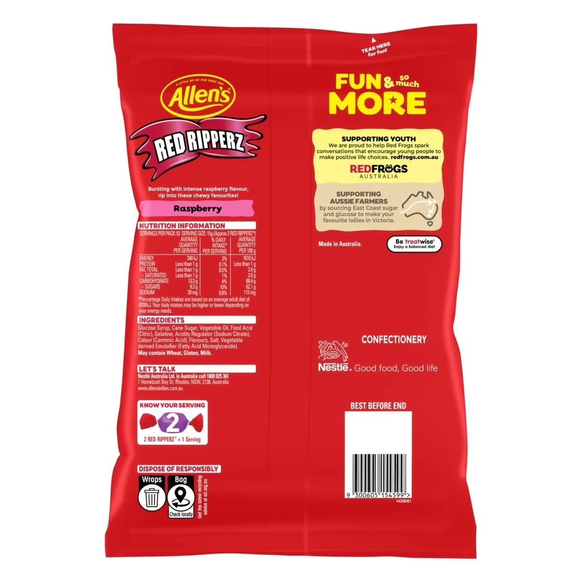 2 Allen's Red Ripperz 800g, 2 of 2