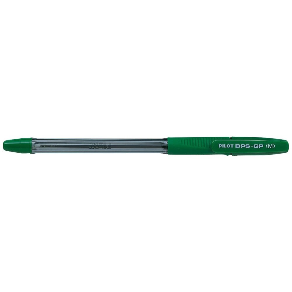 1 PILOT BPS-GP Medium Ballpoint Pen Green, 1 of 1