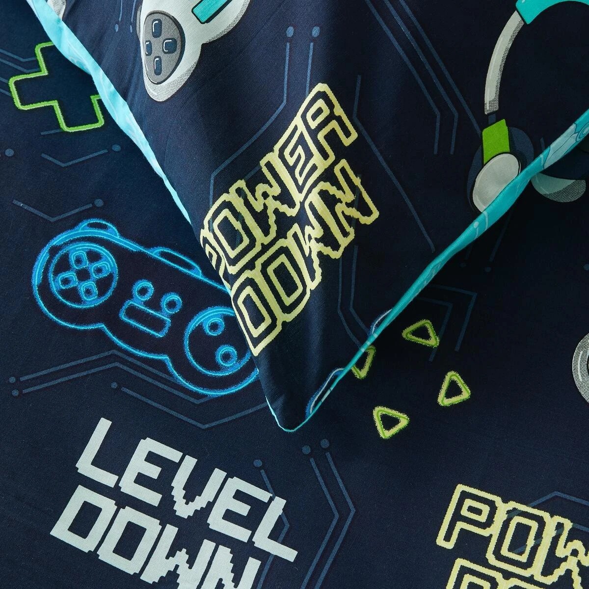 4 Gaming Cotton Rich Reversible Quilt Cover Set - Single Bed, 4 of 7