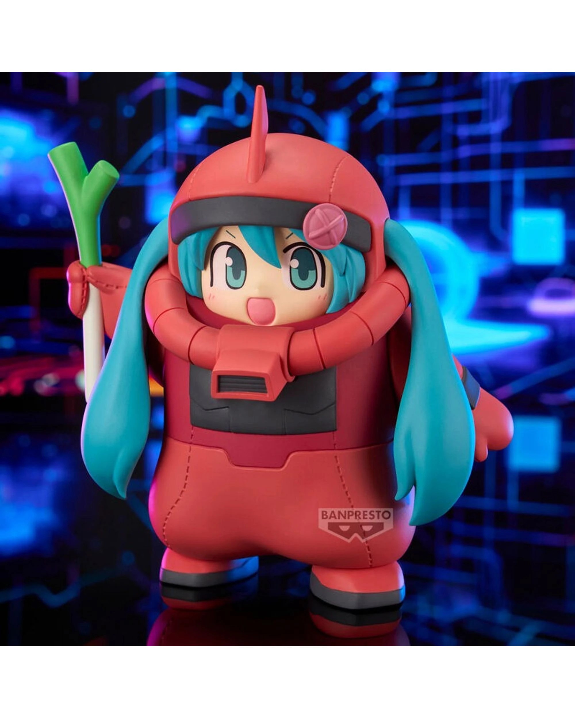 6 Banpresto Gundam 45th X Hatsune Miku Chars Zaku Costume Hatsune Miku Version Figure, 6 of 8