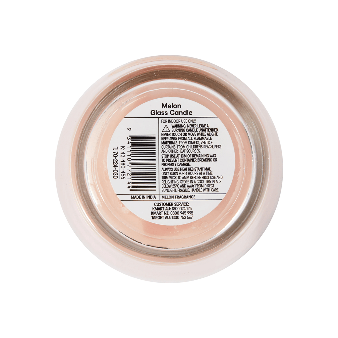 5 Melon Glass Candle, 5 of 5