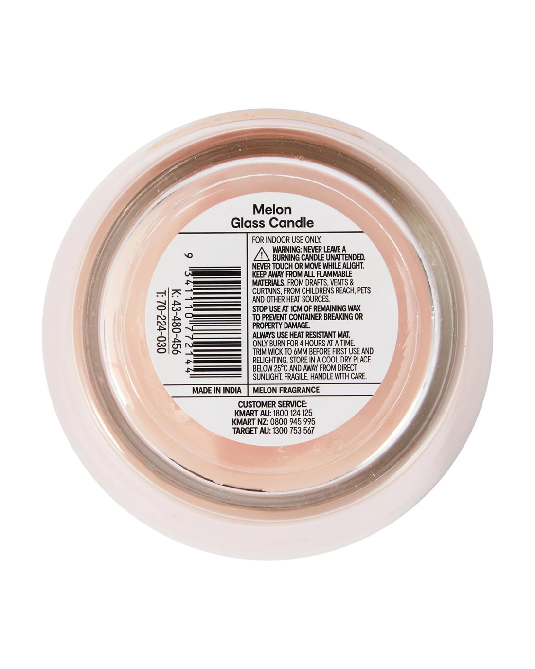 5 Melon Glass Candle, 5 of 5