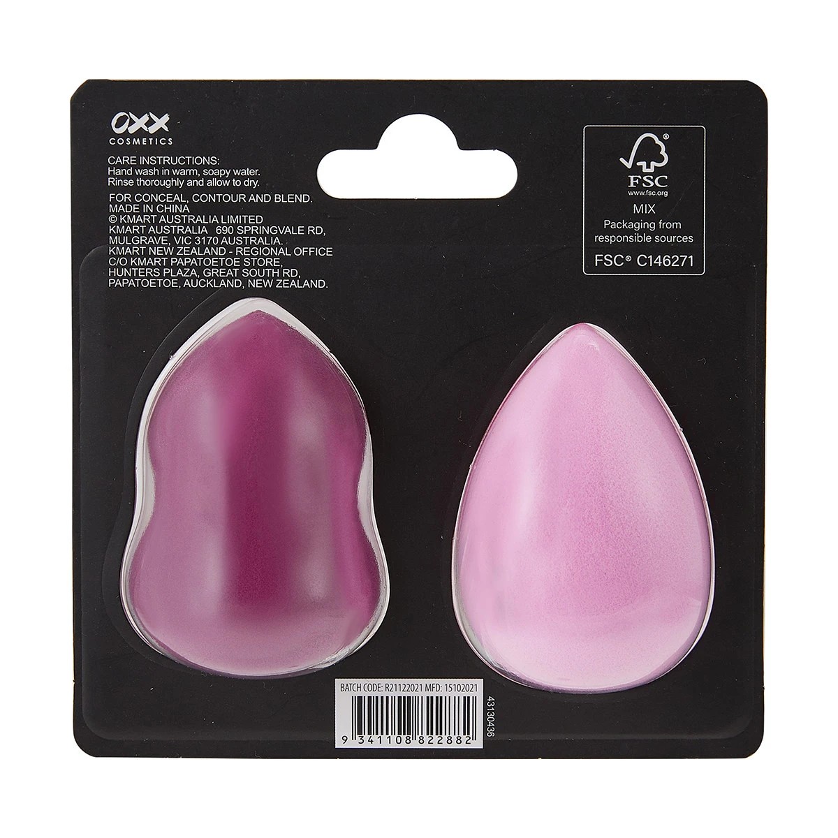 7 OXX Cosmetics 2 Pack Blender Sponge - Light Pink and Purple, 7 of 7