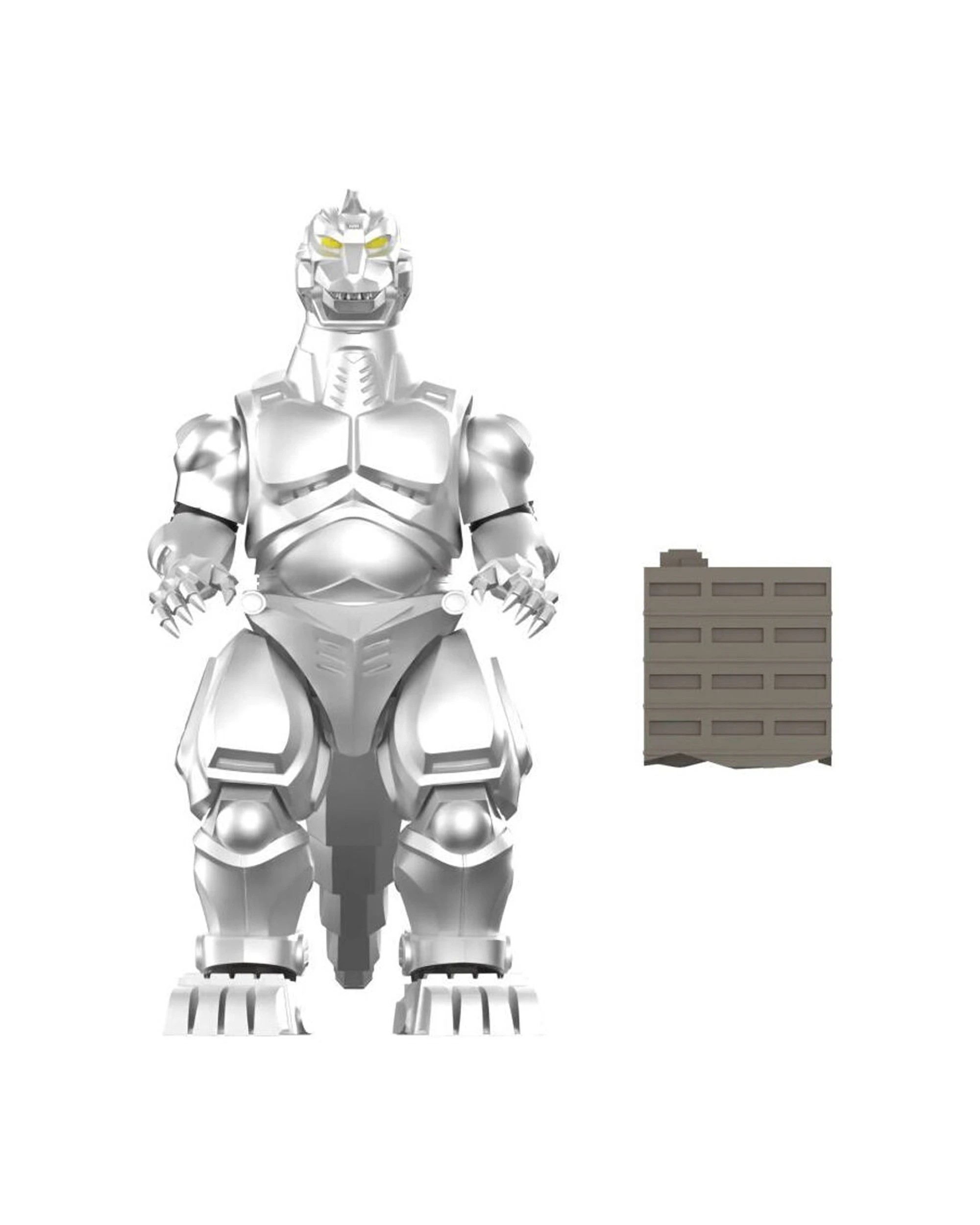 3 Godzilla Mechagodzilla 11 1993 Super Kaiju Action Figure 5.5in Super Alloy
 - silver, 3 of 7
