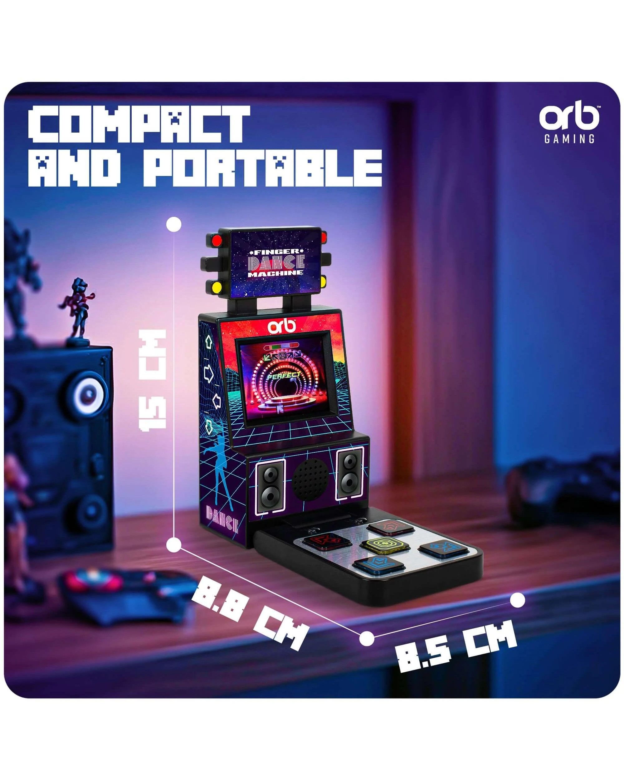 5 Thumbs Up! Orb Mini Finger Dance Arcade Machine, 5 of 7