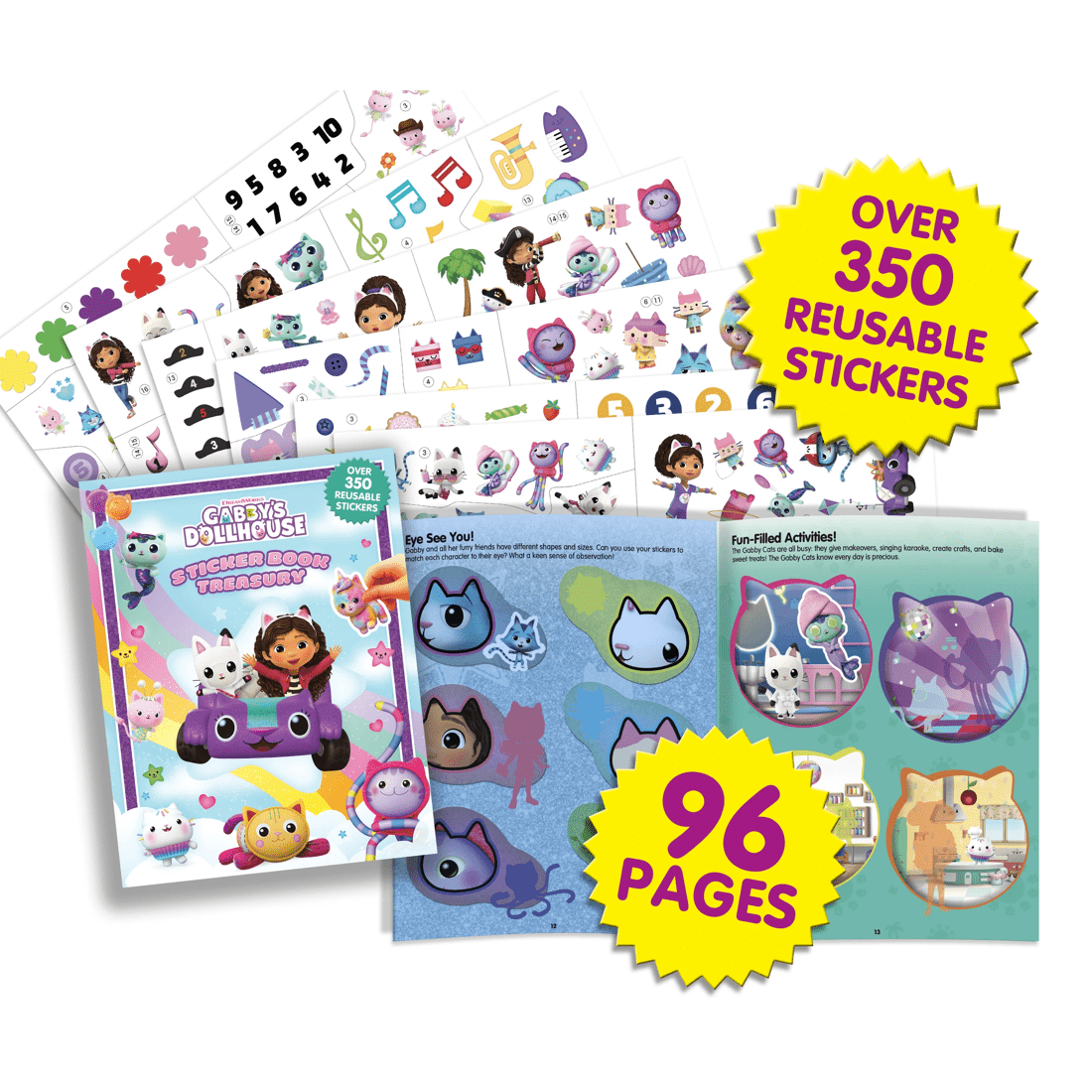 4 Sticker Book Treasury: Gabby's Dollhouse - Book, 4 of 4